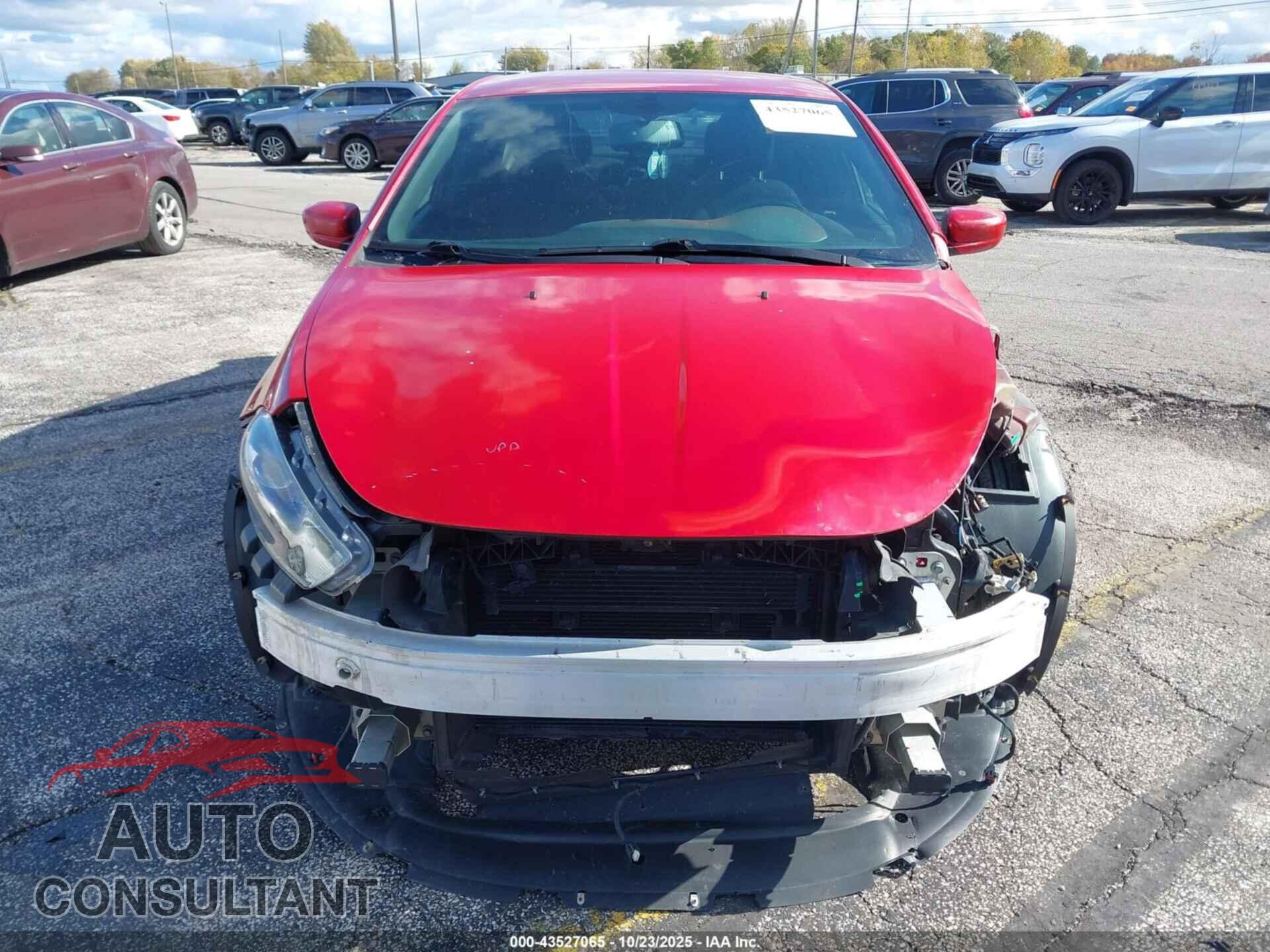 DODGE DART 2013 - 1C3CDFBA6DD110239