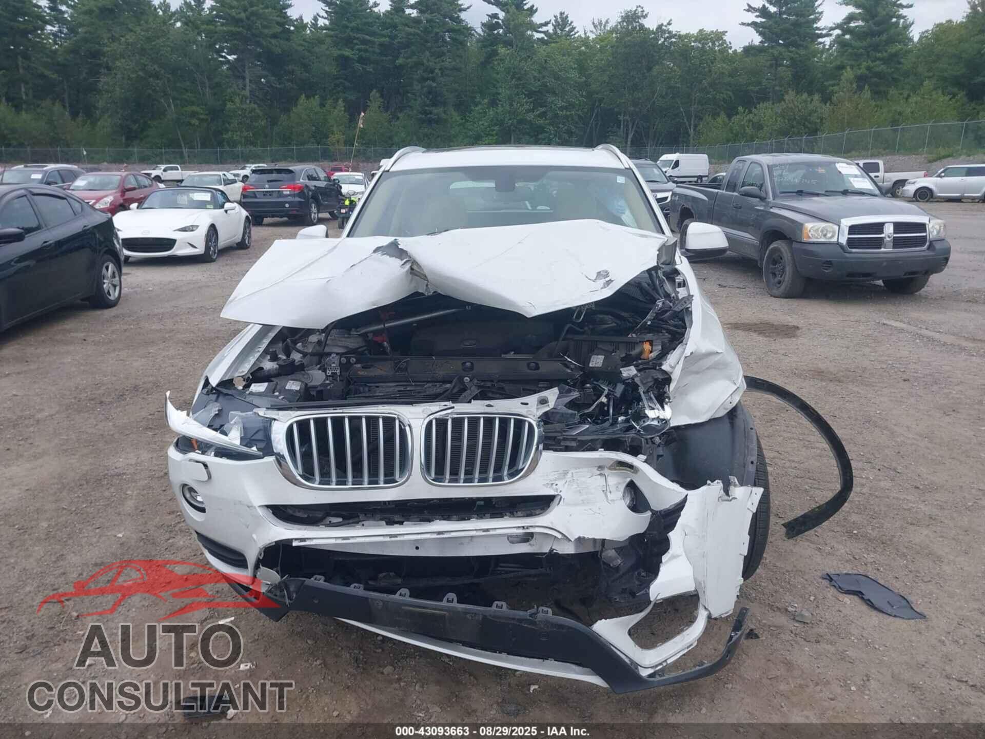 BMW X3 2017 - 5UXWX9C37H0W68176