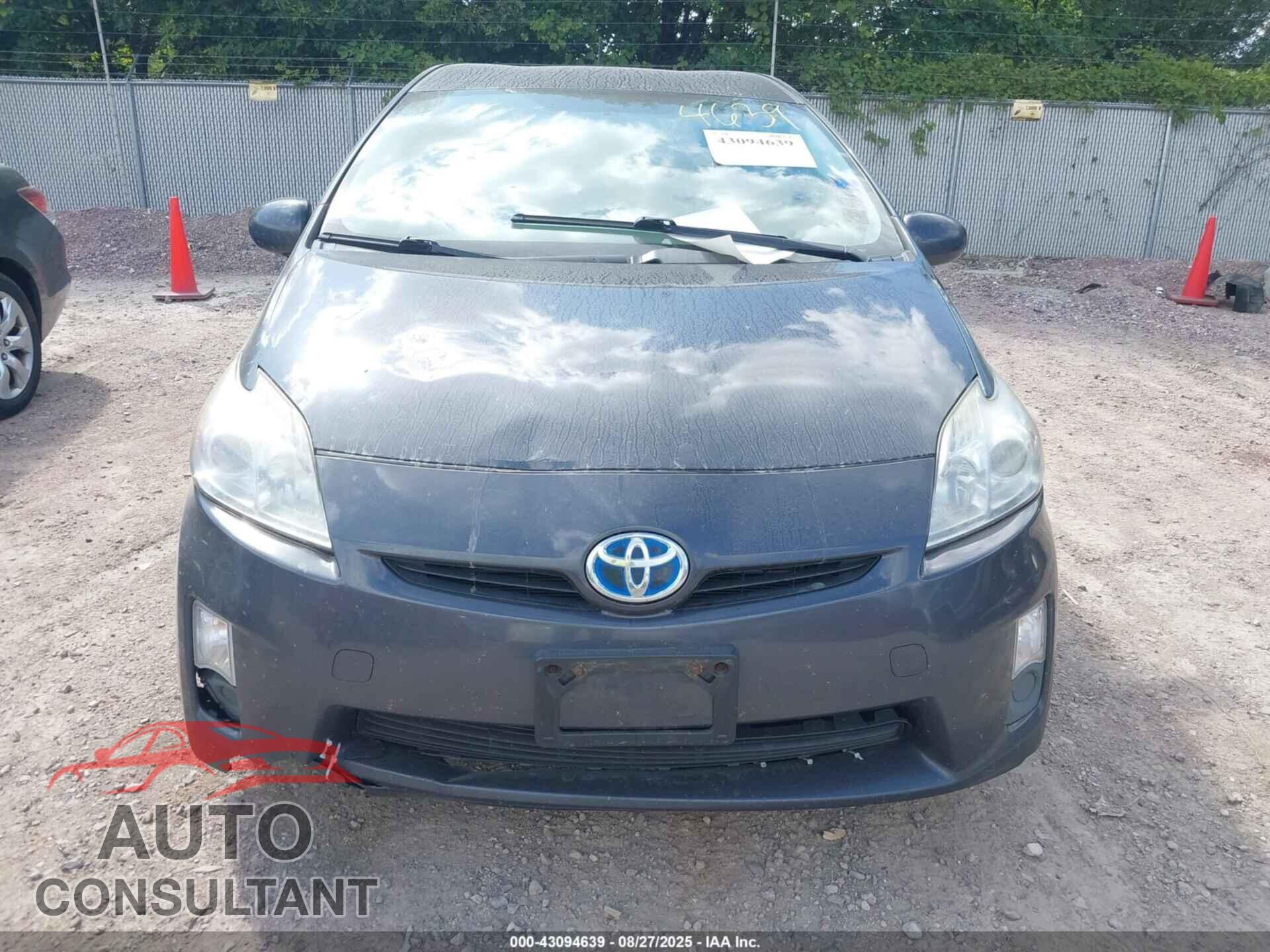 TOYOTA PRIUS 2011 - JTDKN3DU7B5329146