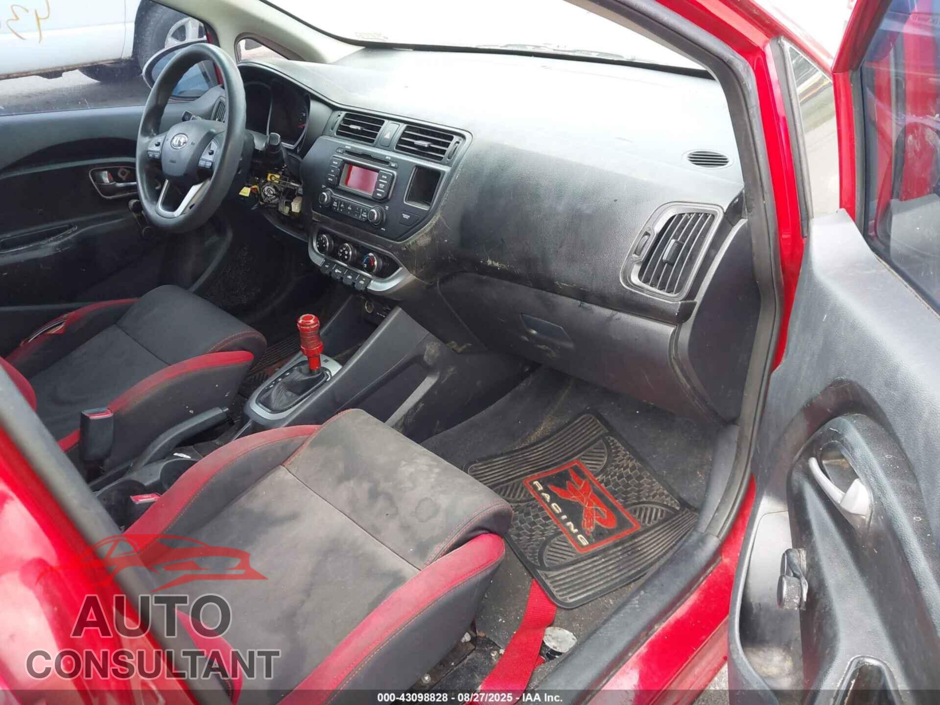 KIA RIO 2013 - KNADM4A38D6312749