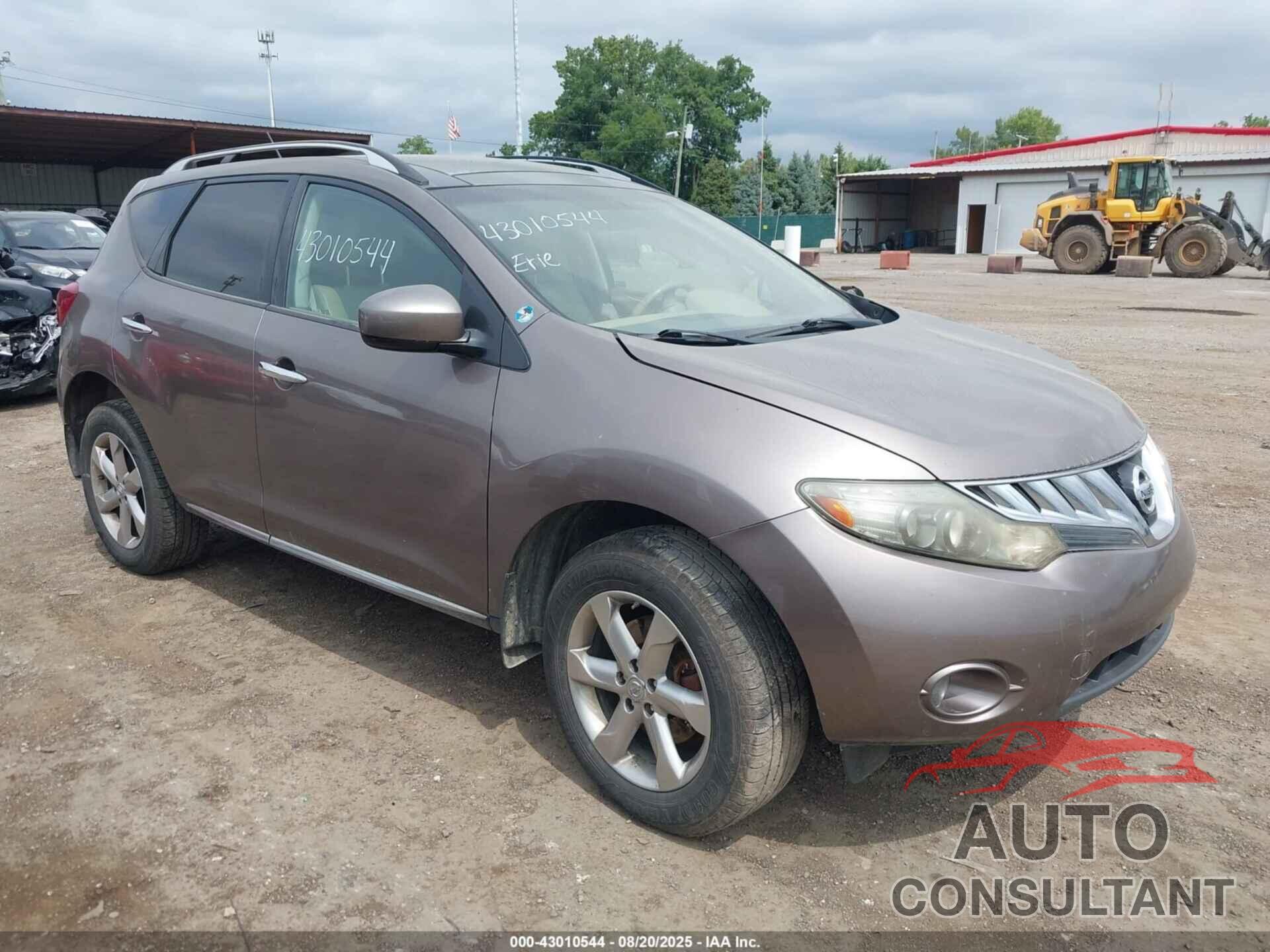 NISSAN MURANO 2010 - JN8AZ1MWXAW133835