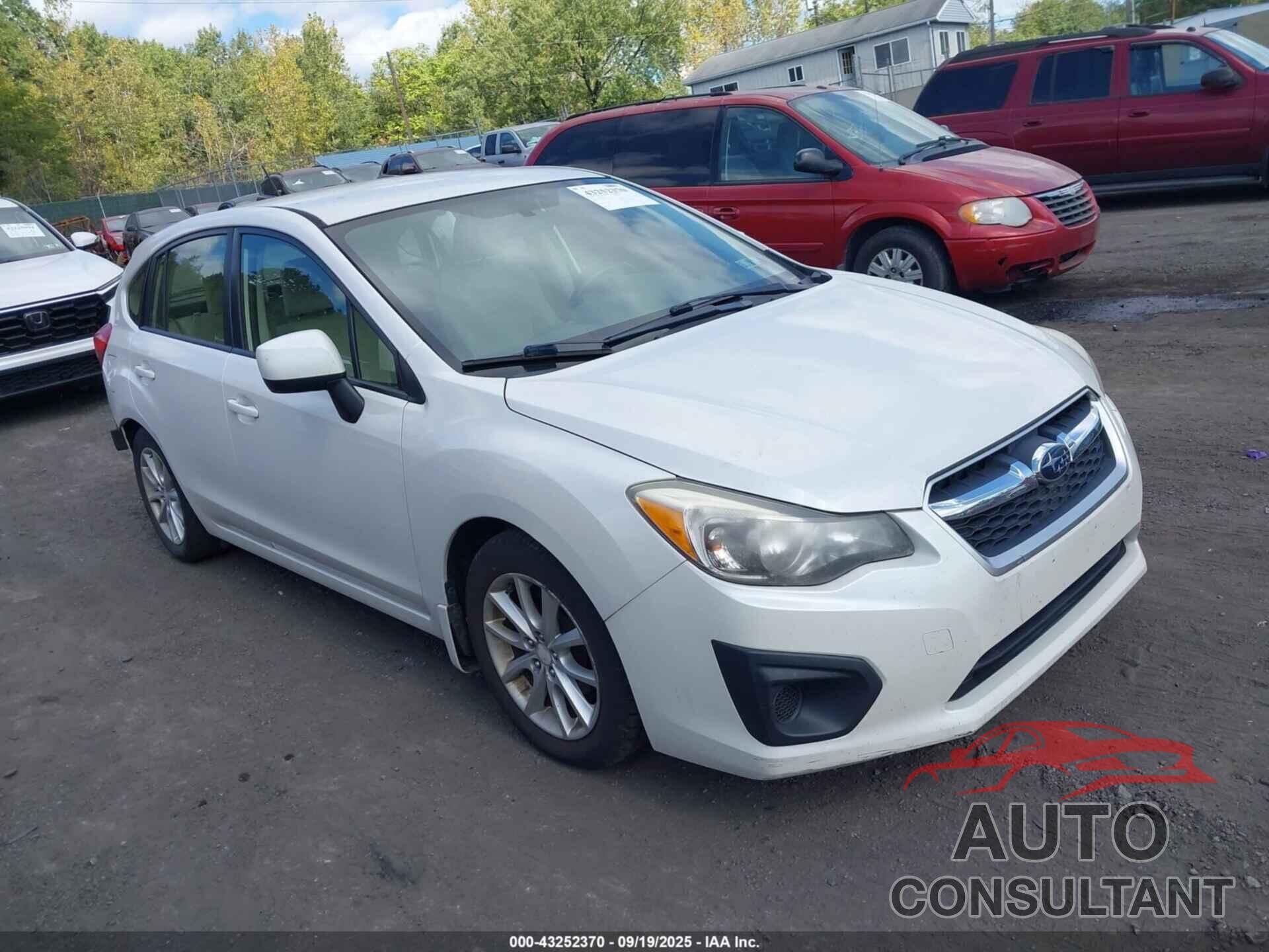 SUBARU IMPREZA 2013 - JF1GPAC68D2900340