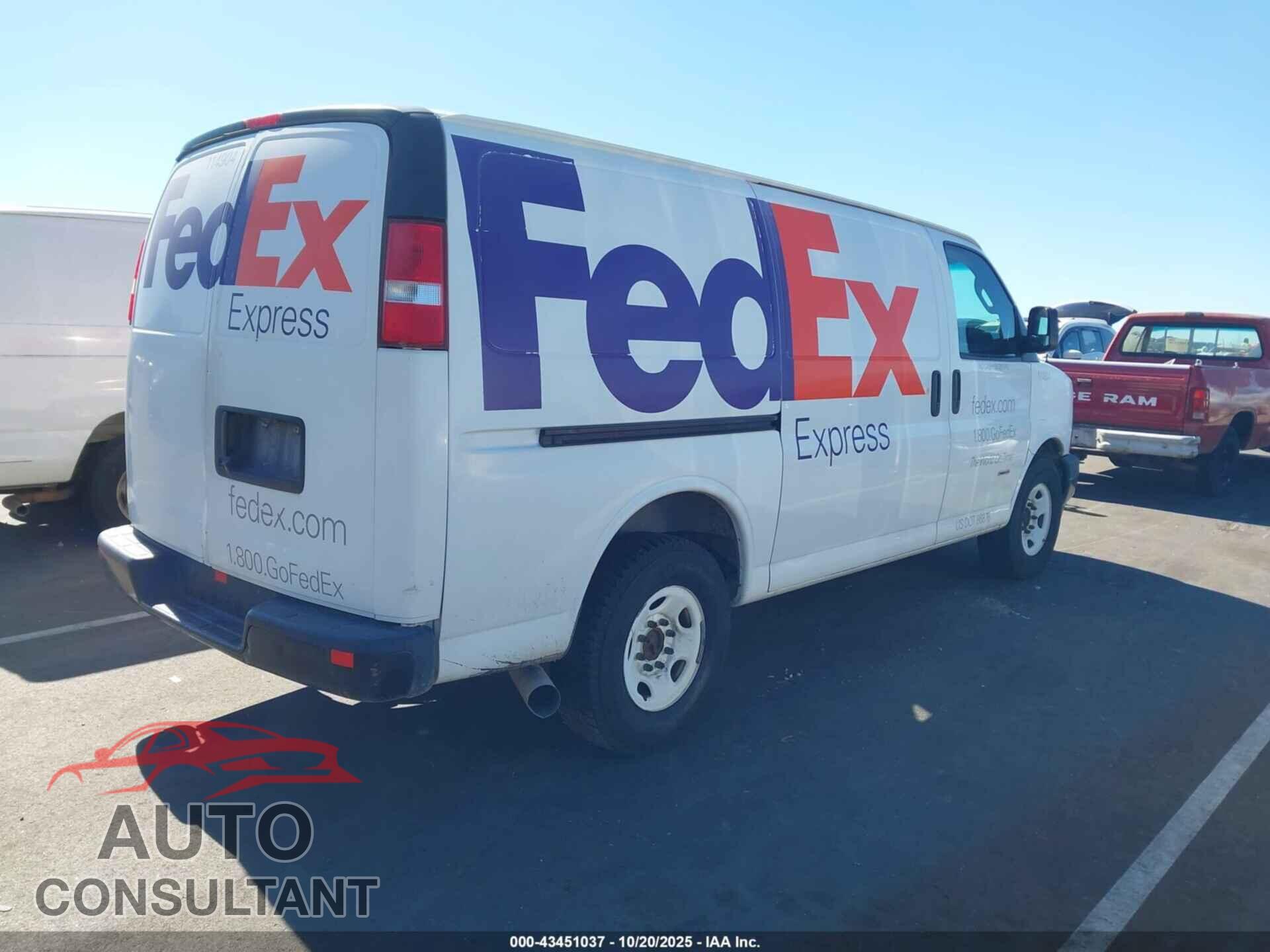 CHEVROLET EXPRESS 2500 2017 - 1GCWGAF12H1319157