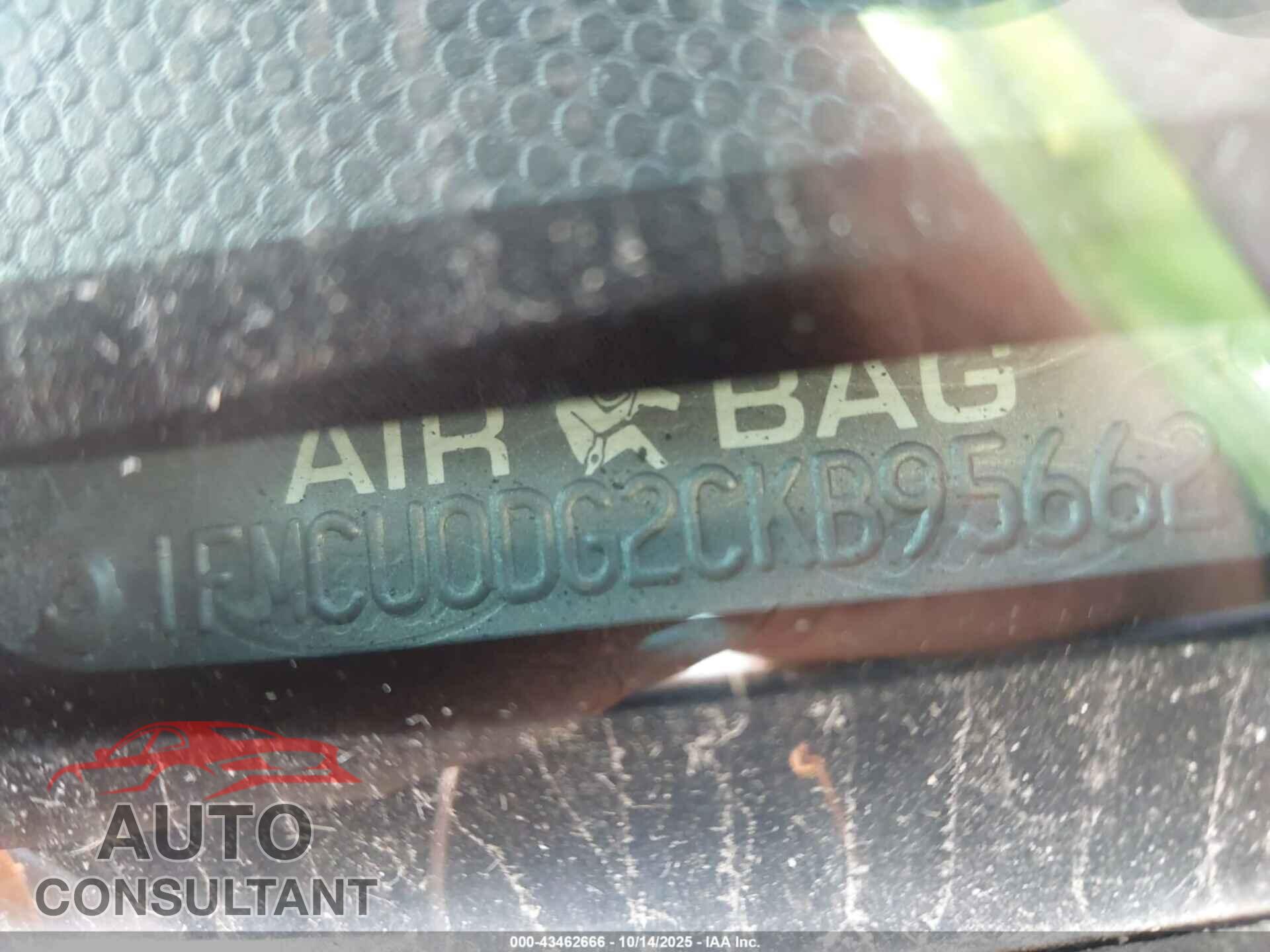 FORD ESCAPE 2012 - 1FMCU0DG2CKB95662