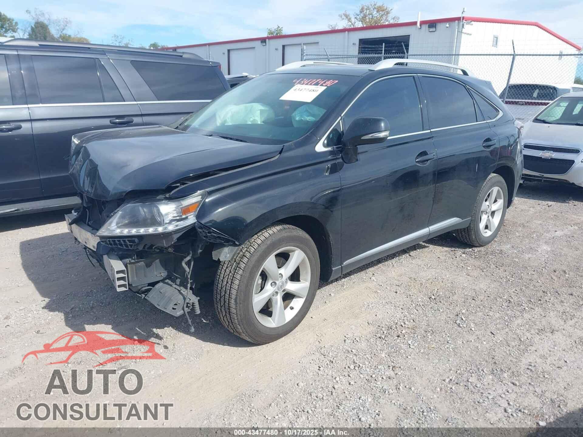 LEXUS RX 350 2013 - 2T2BK1BA7DC206549