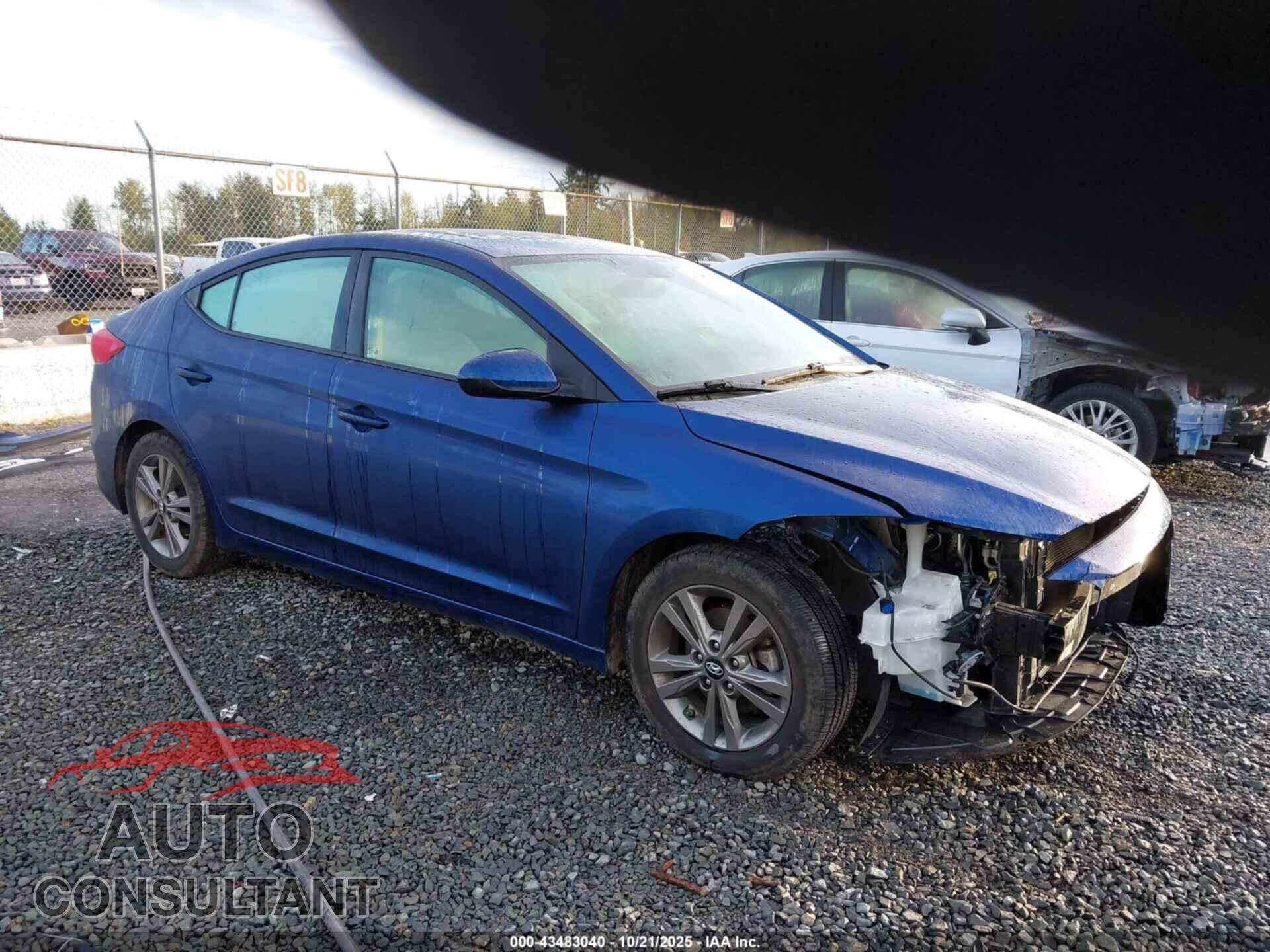 HYUNDAI ELANTRA 2018 - 5NPD84LF9JH385581