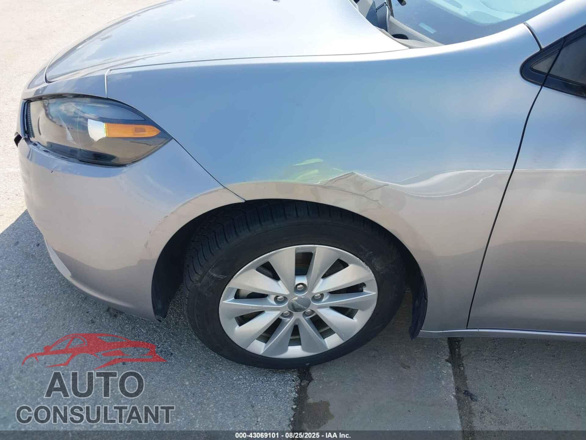 DODGE DART 2014 - 1C3CDFBB9ED819726