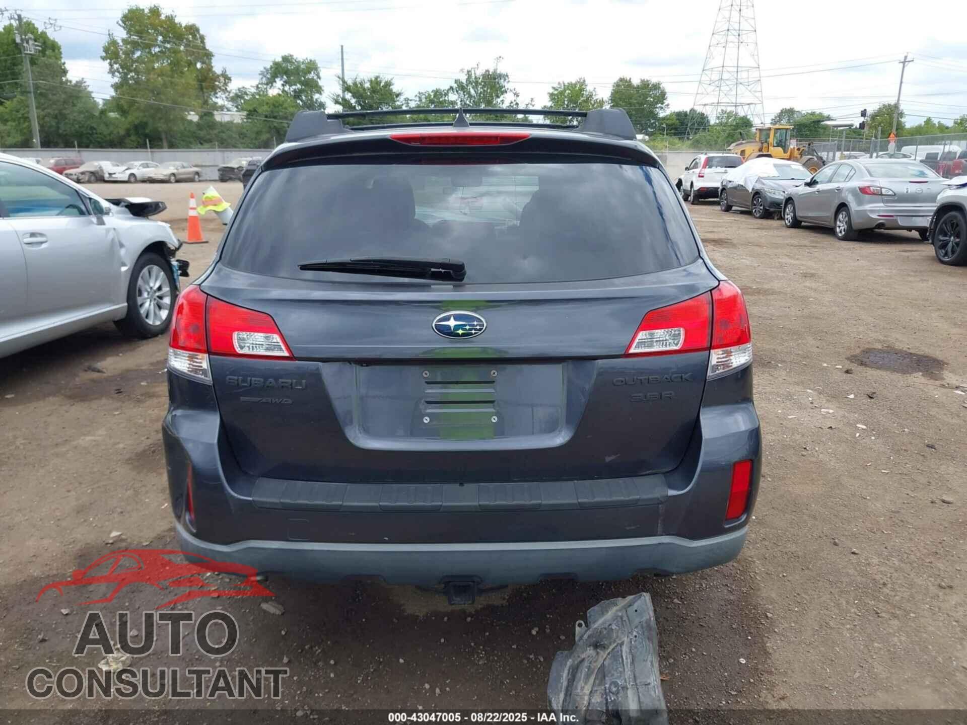 SUBARU OUTBACK 2012 - 4S4BRDLC0C2216432