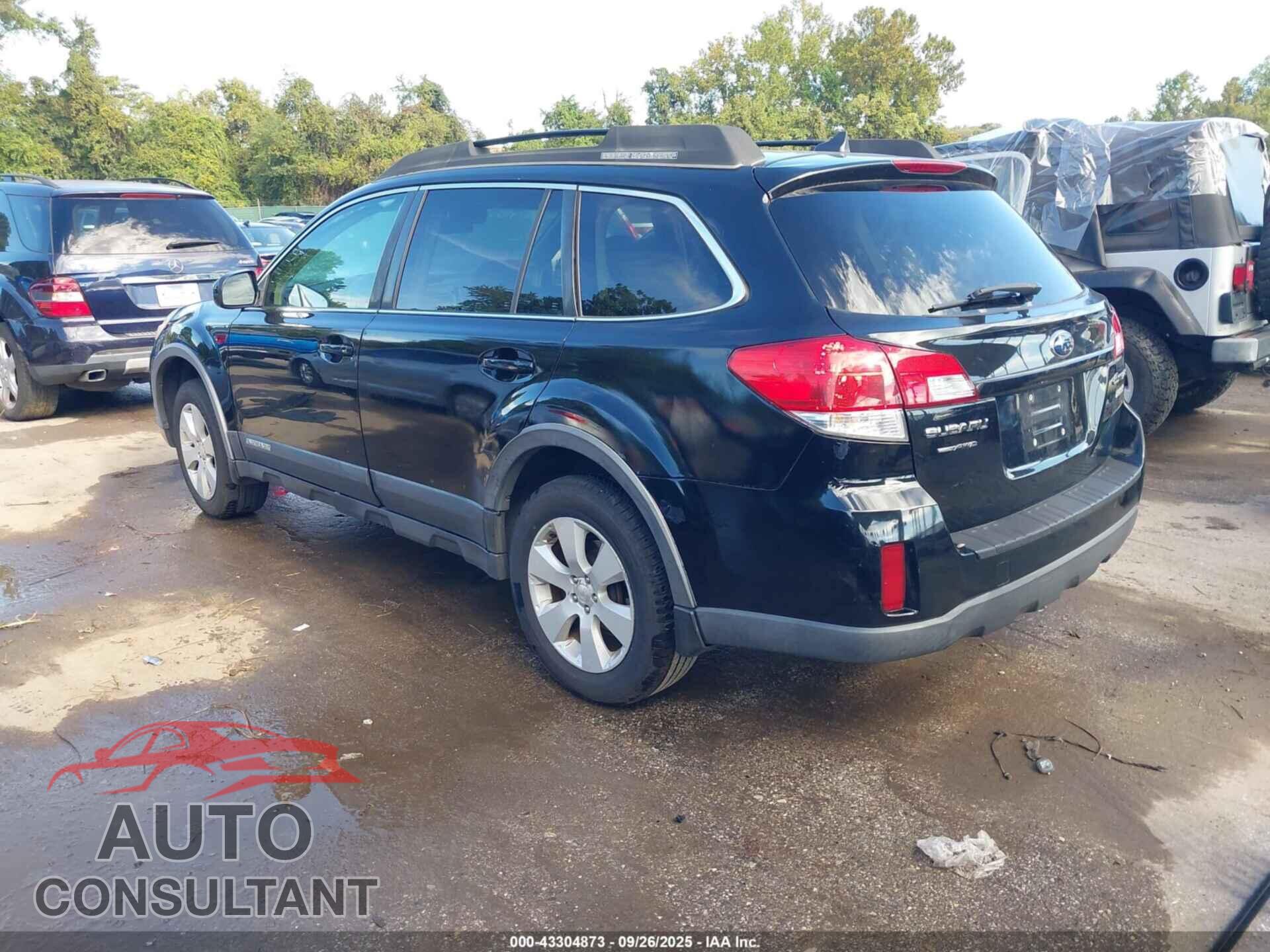 SUBARU OUTBACK 2011 - 4S4BRBFC7B3398929