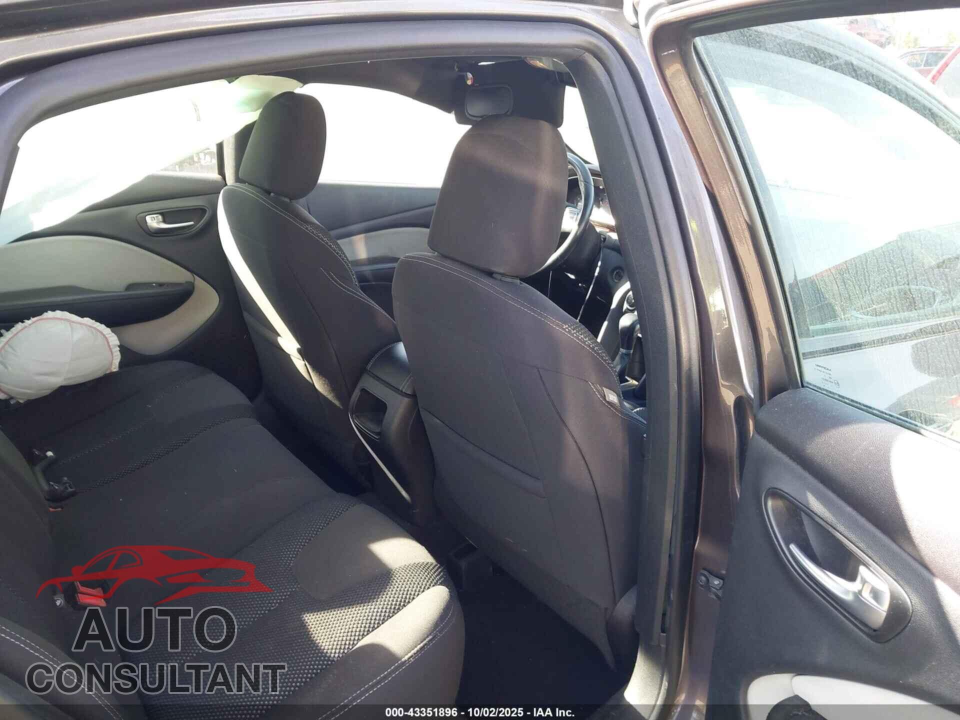 DODGE DART 2015 - 1C3CDFBB6FD146637
