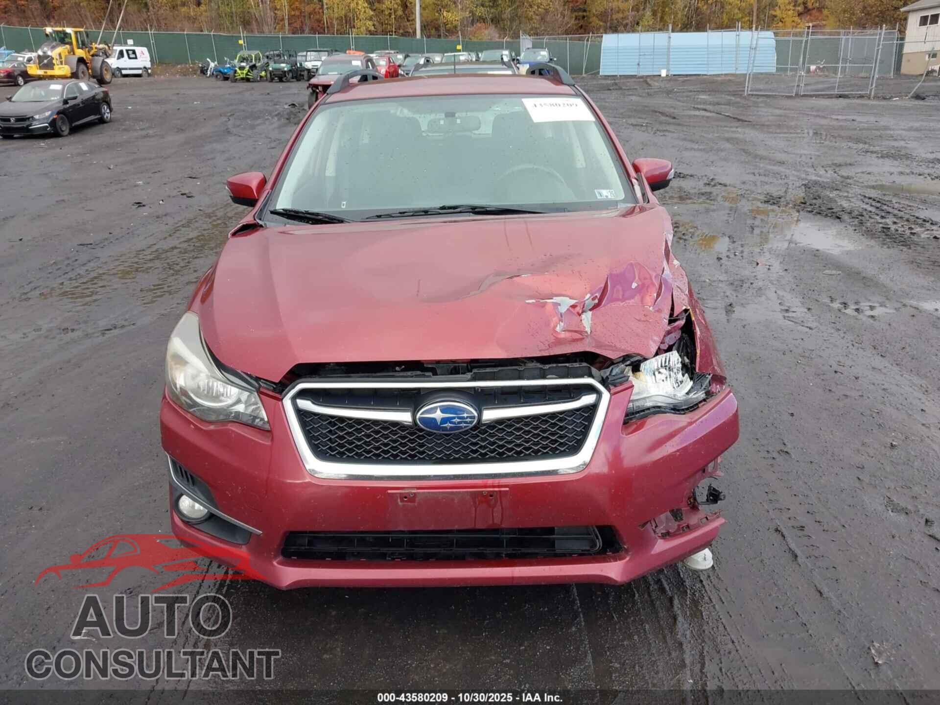 SUBARU IMPREZA 2016 - JF1GPAP66GH204801