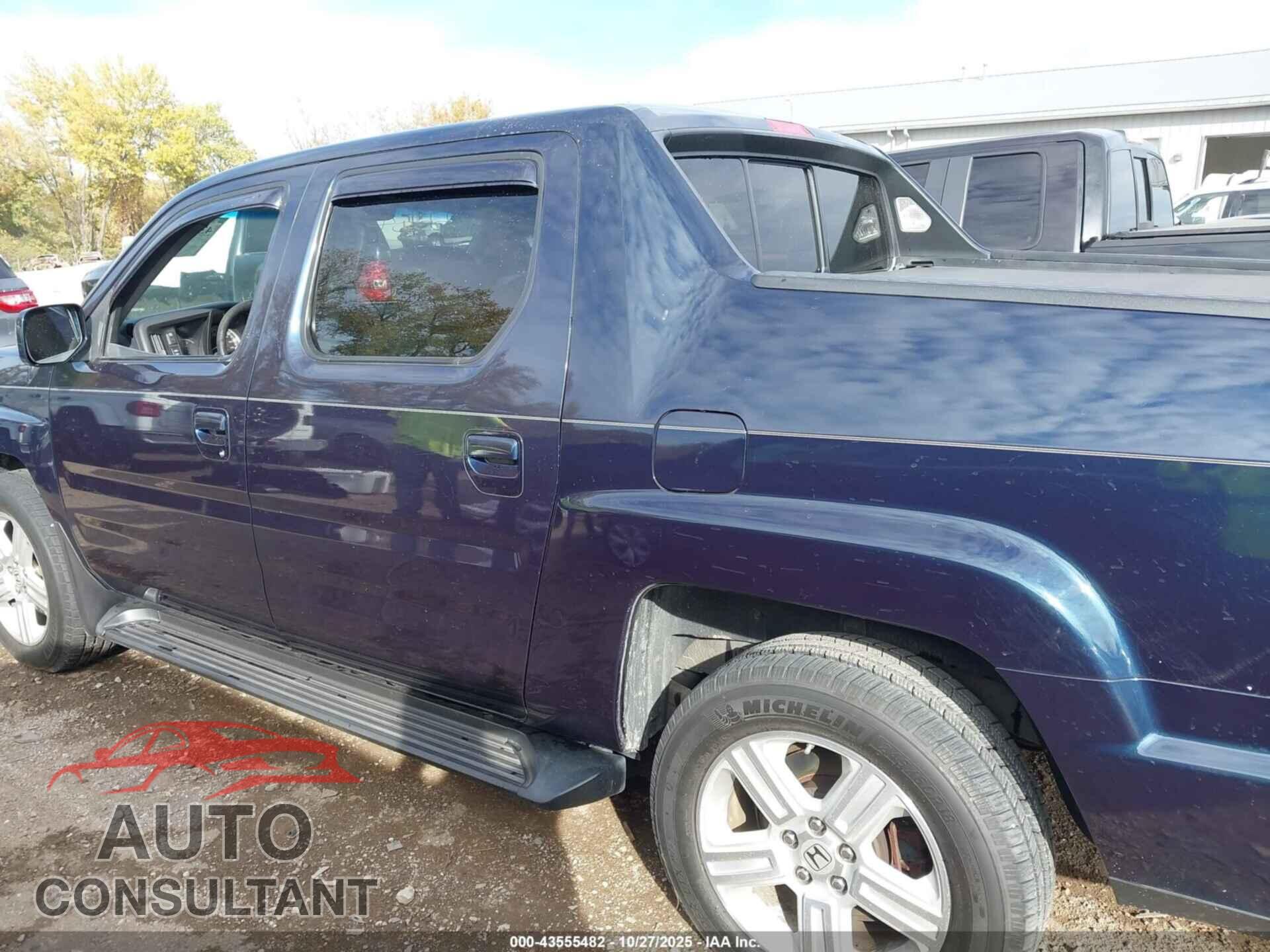 HONDA RIDGELINE 2011 - 5FPYK1F58BB451243