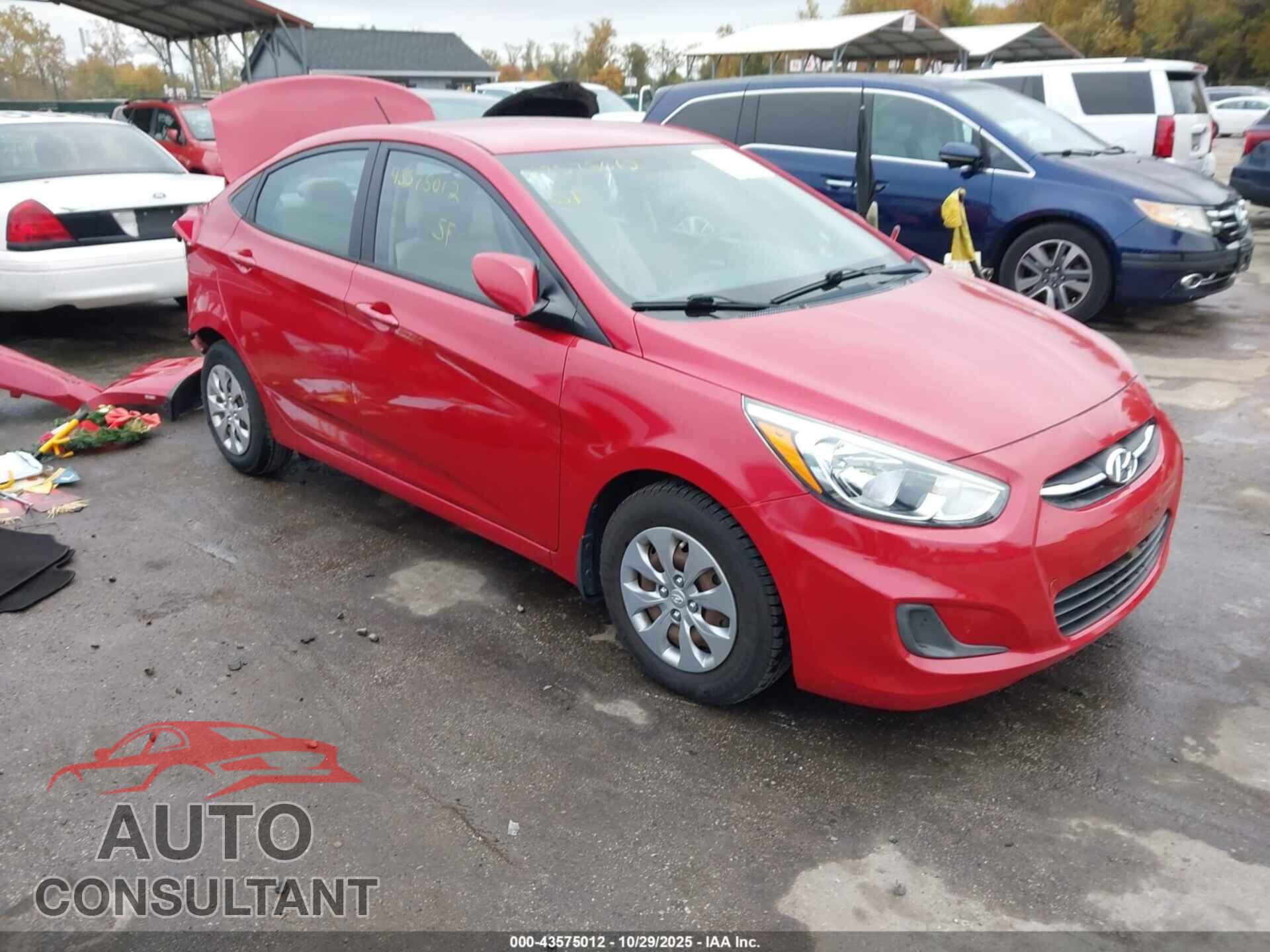 HYUNDAI ACCENT 2015 - KMHCT4AE5FU905921