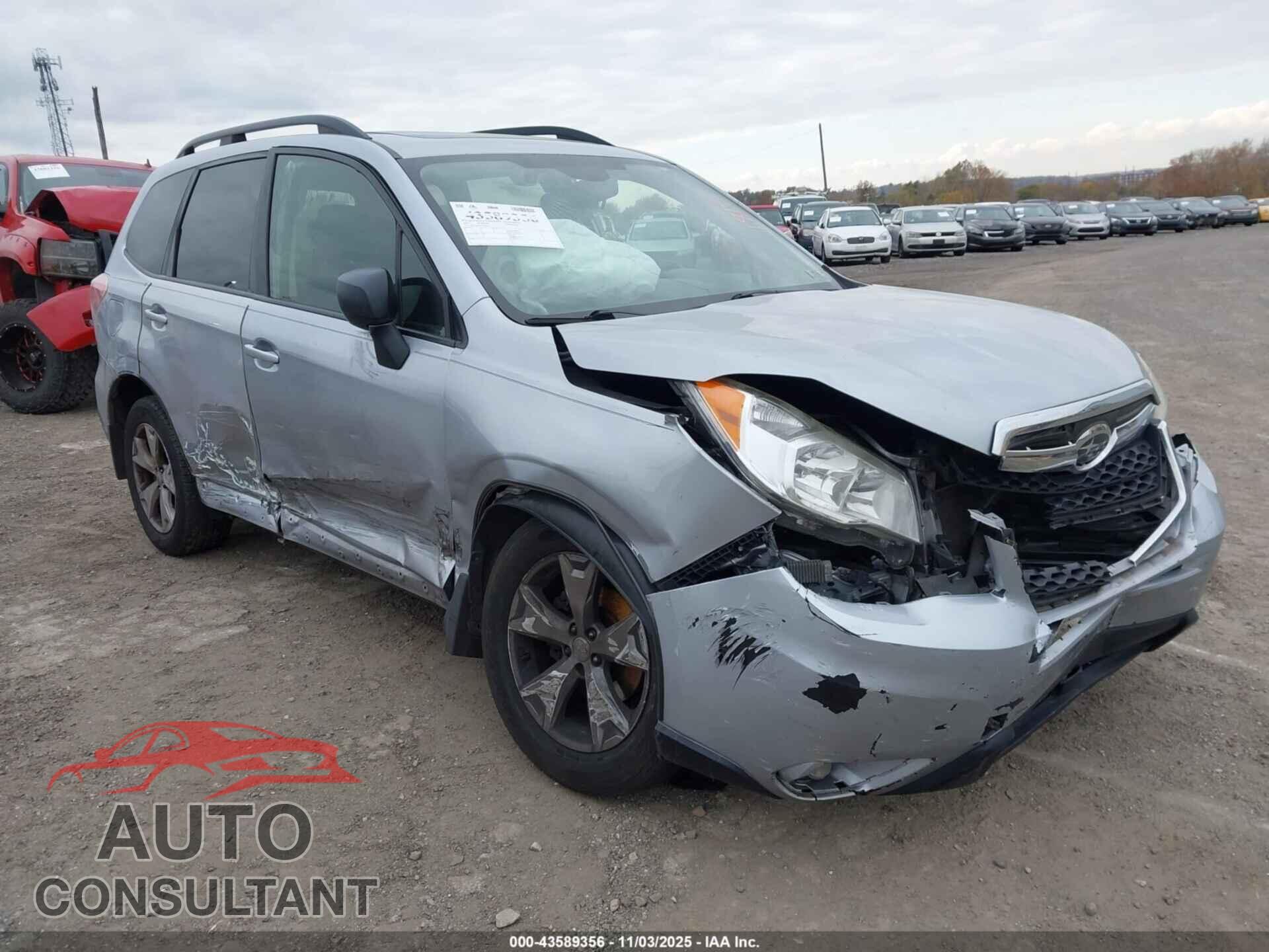 SUBARU FORESTER 2016 - JF2SJAFC2GH548060
