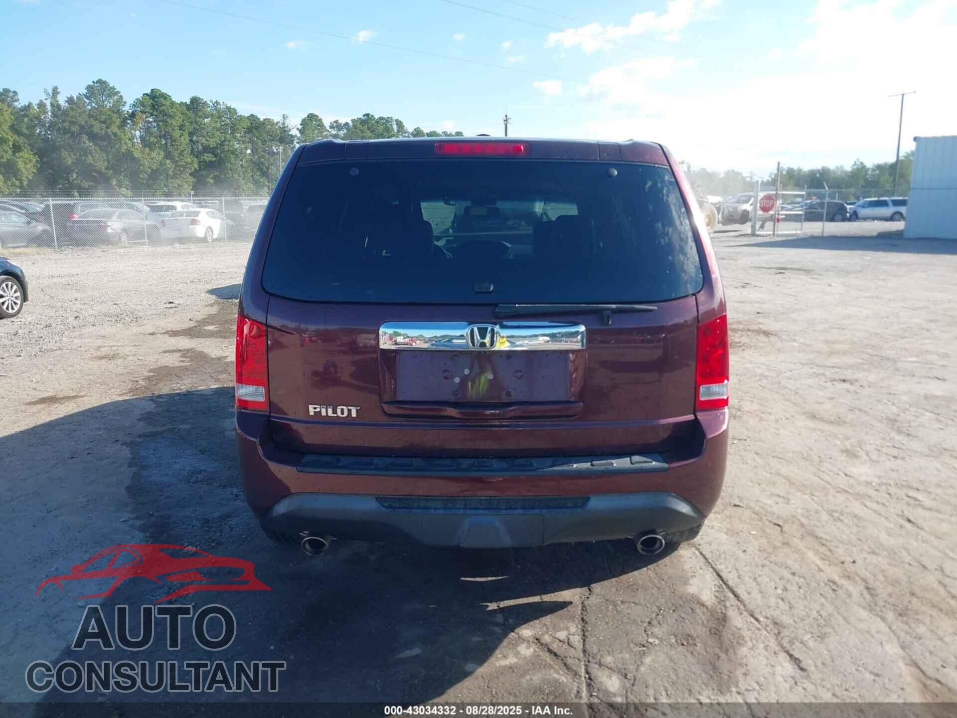 HONDA PILOT 2014 - 5FNYF3H55EB015749
