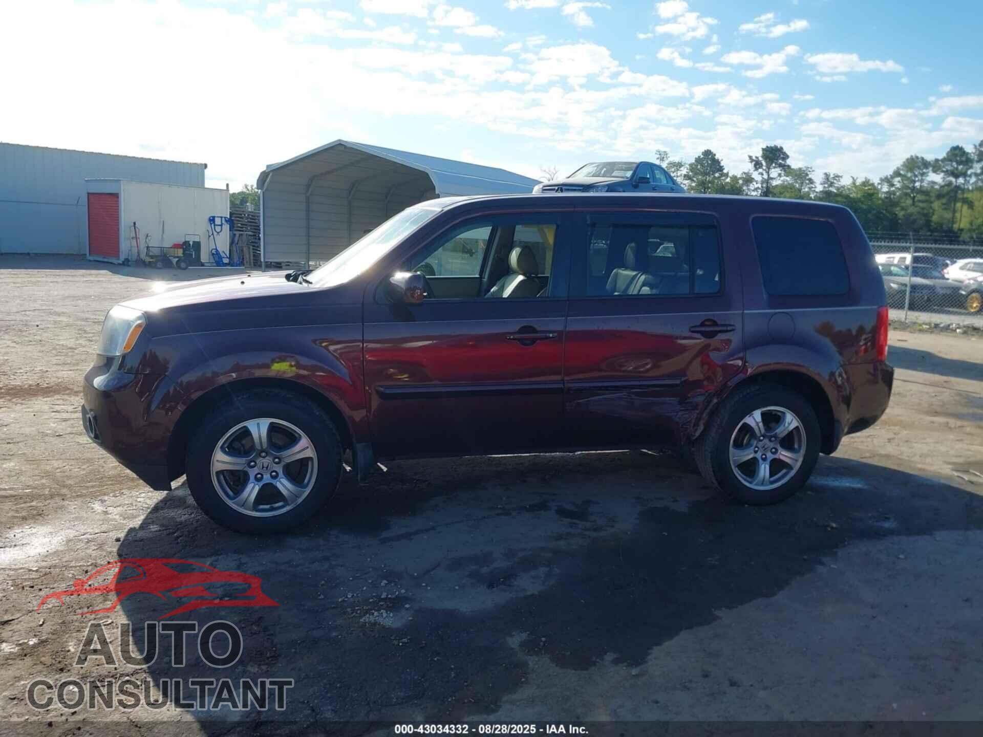 HONDA PILOT 2014 - 5FNYF3H55EB015749