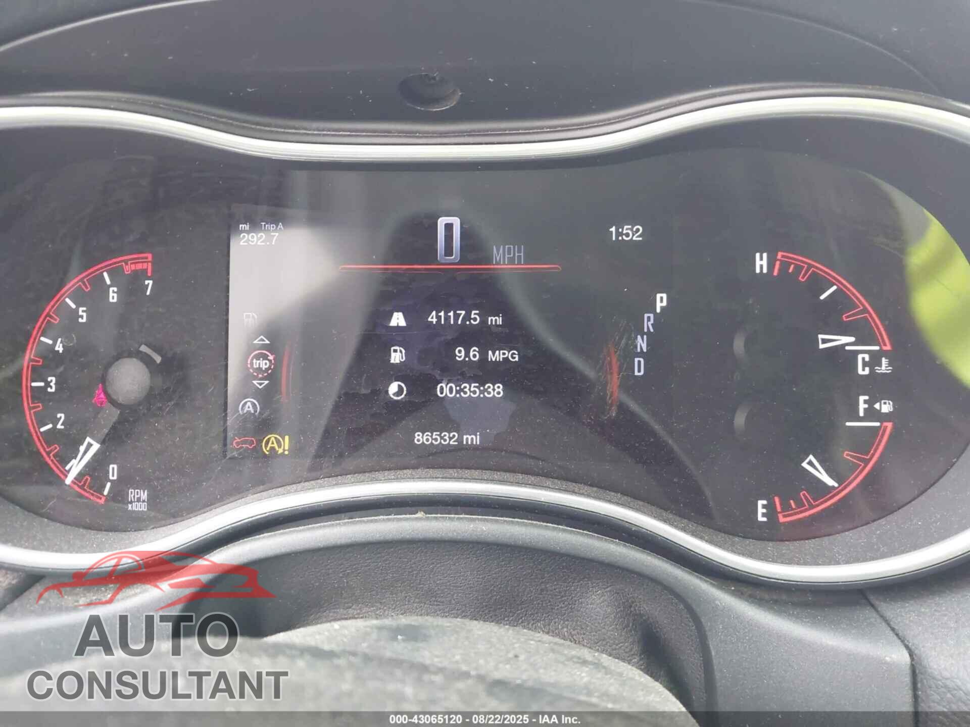 DODGE DURANGO 2020 - 1C4RDJFG8LC345611