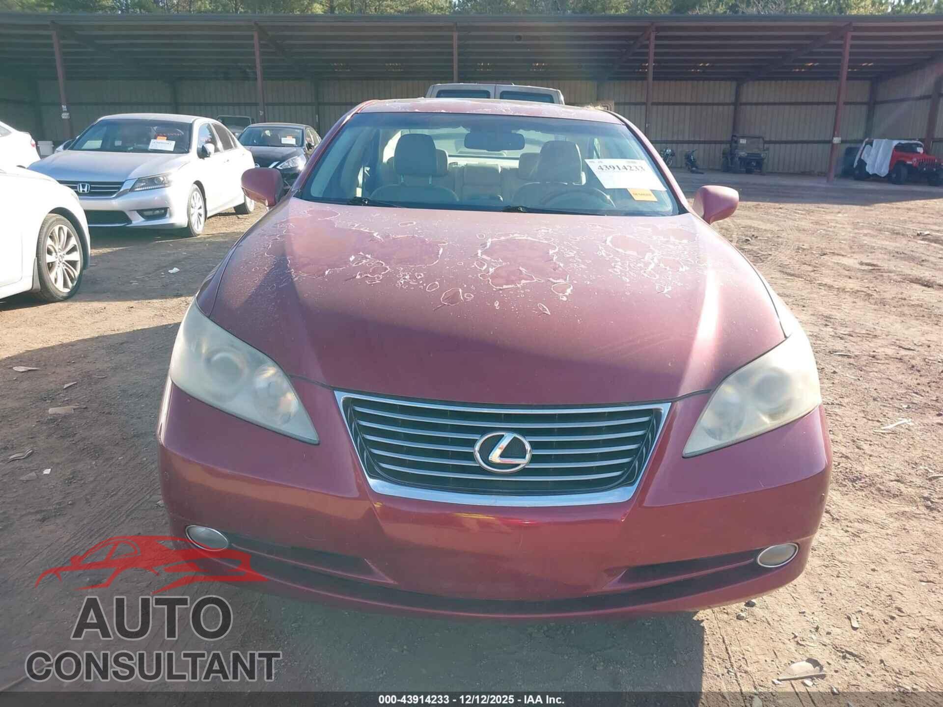 LEXUS ES 2009 - JTHBJ46G592338849