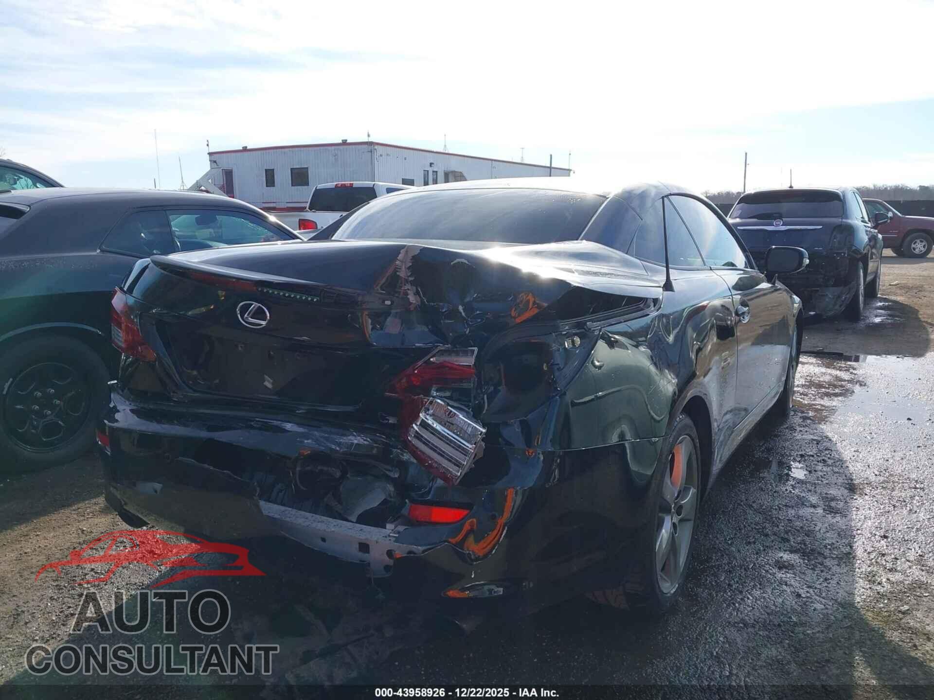 LEXUS IS 250C 2011 - JTHFF2C21B2521221