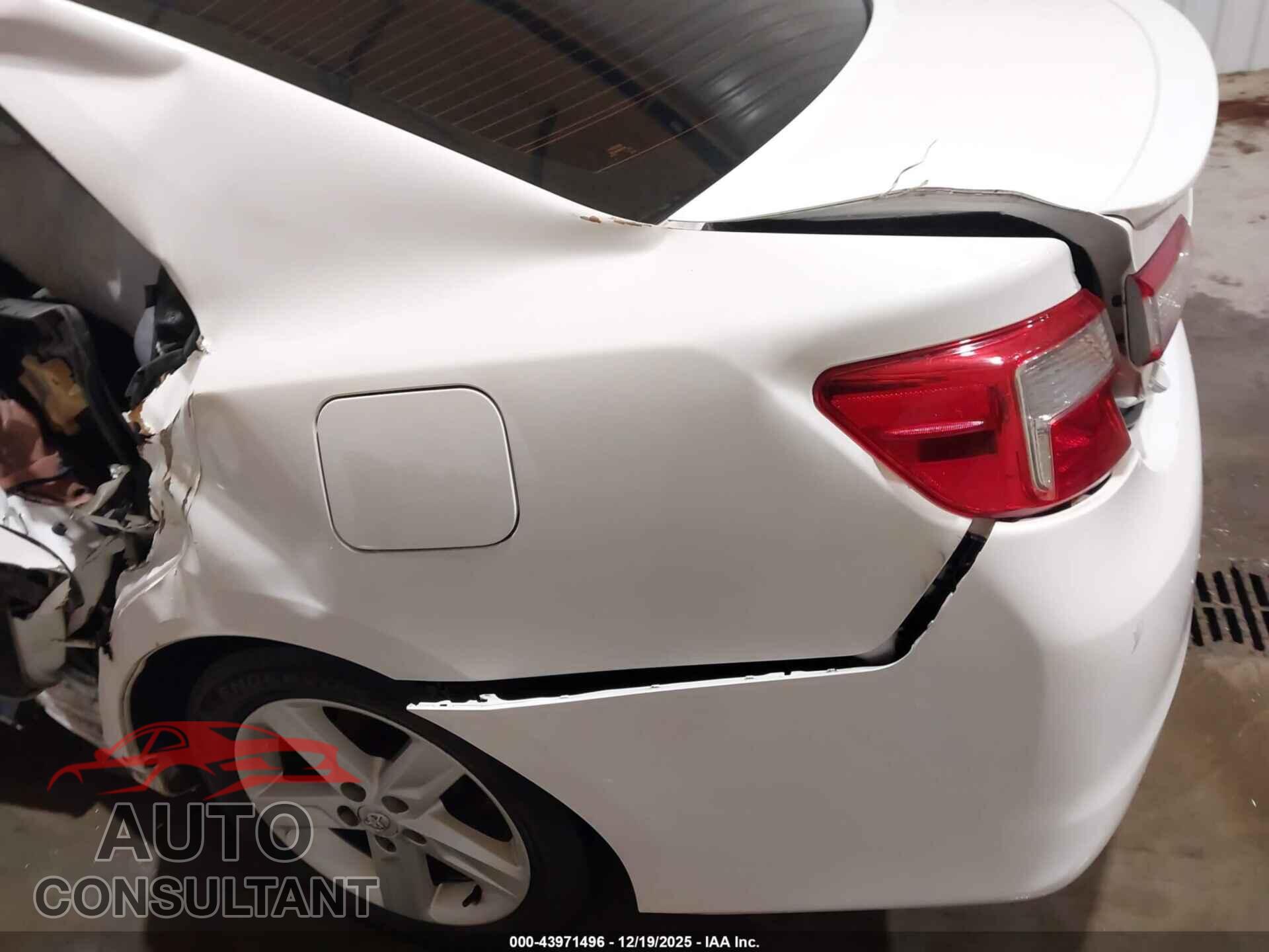 TOYOTA CAMRY 2012 - 4T1BF1FK9CU533608