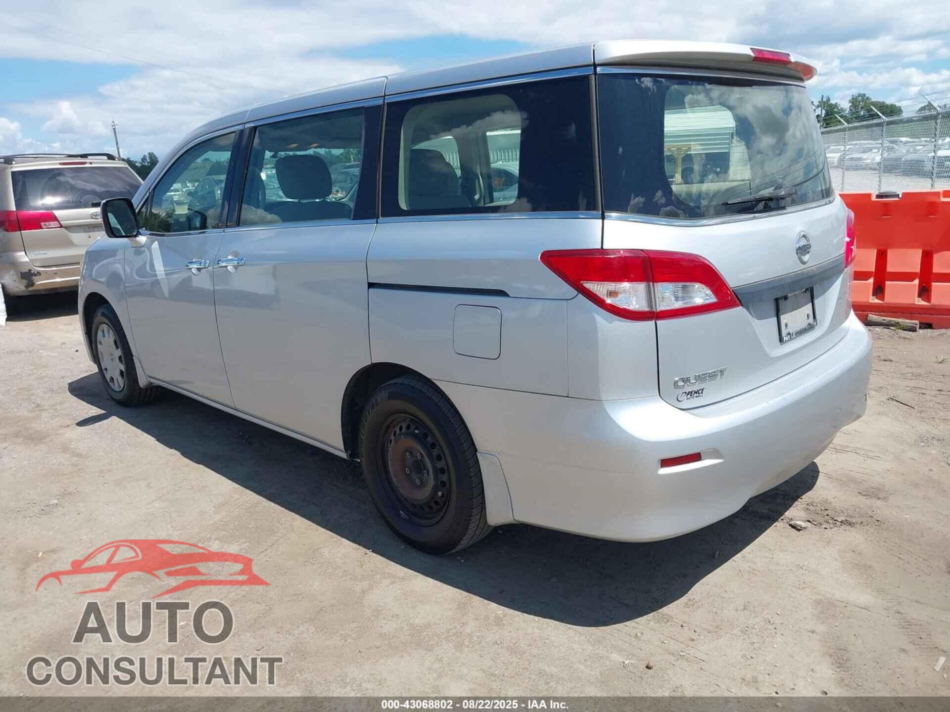 NISSAN QUEST 2014 - JN8AE2KPXE9103218