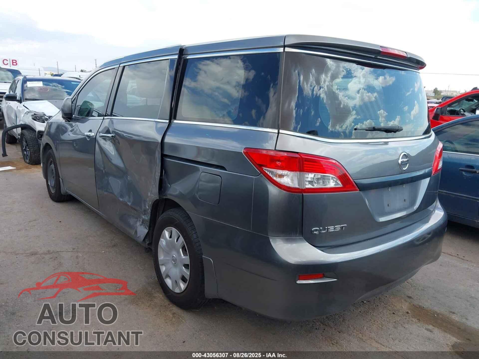NISSAN QUEST 2016 - JN8AE2KP6G9151723