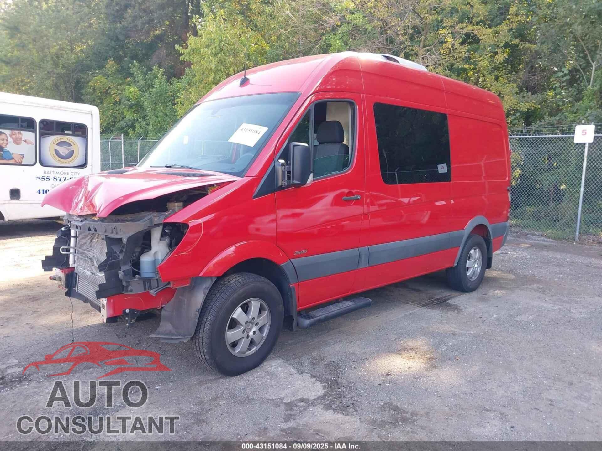 MERCEDES-BENZ SPRINTER 2500 2012 - WD3PE7CC8C5681900