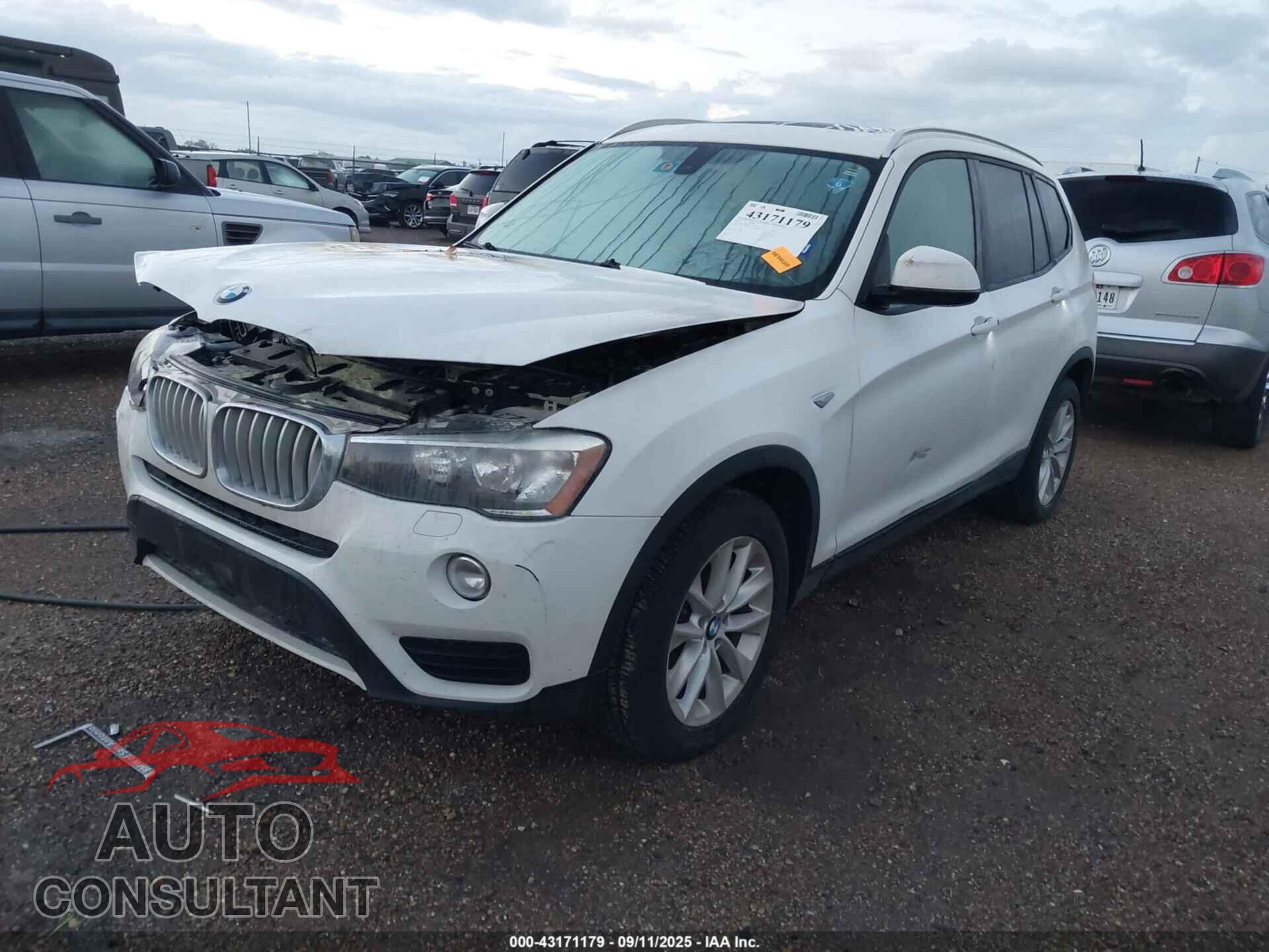 BMW X3 2017 - 5UXWZ7C58H0T43908