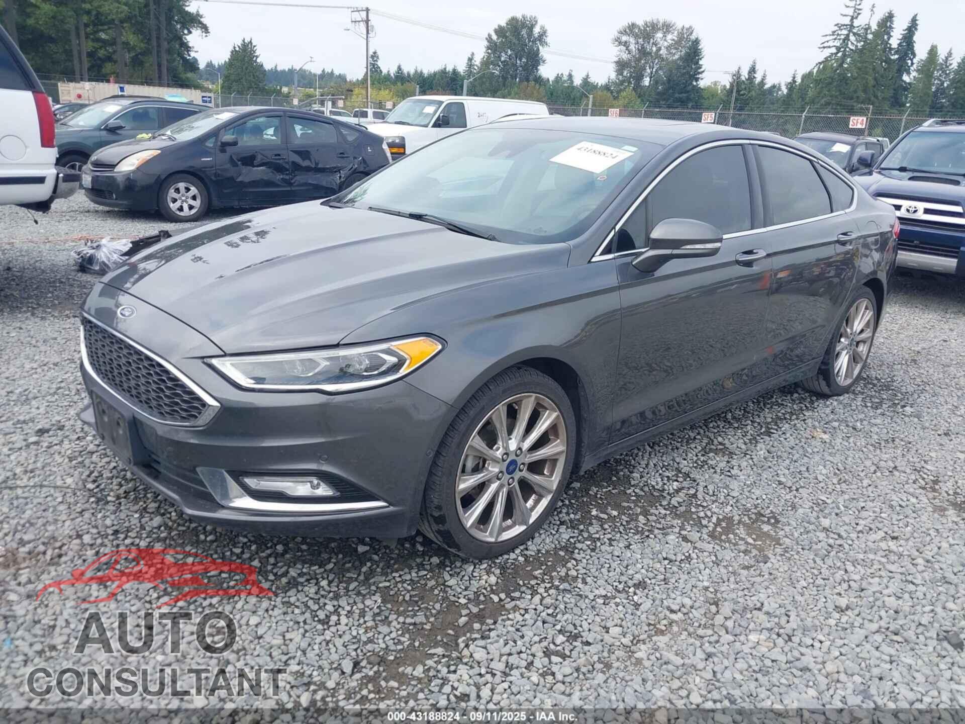 FORD FUSION 2017 - 3FA6P0K98HR171386