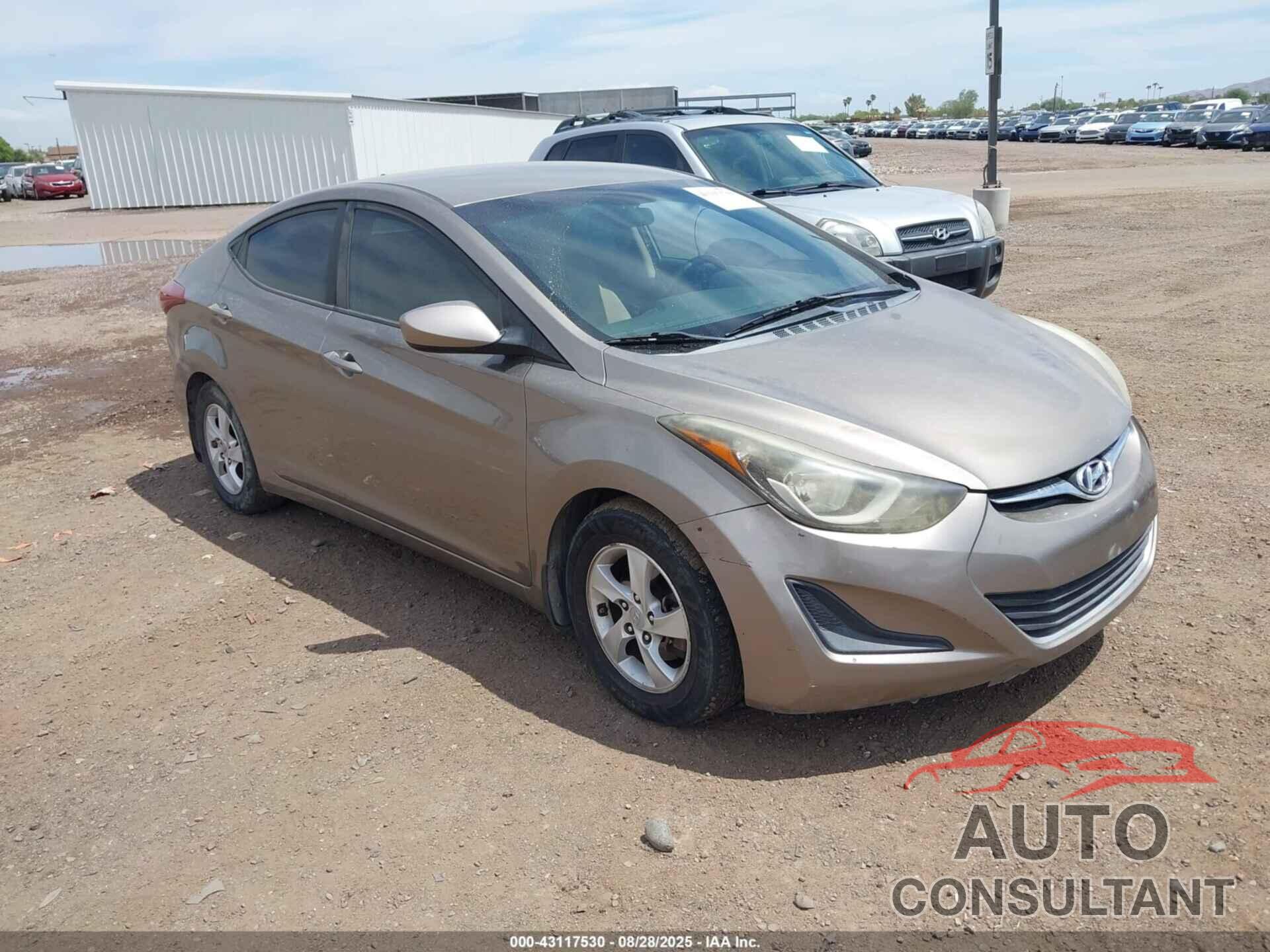 HYUNDAI ELANTRA 2015 - 5NPDH4AE6FH582810
