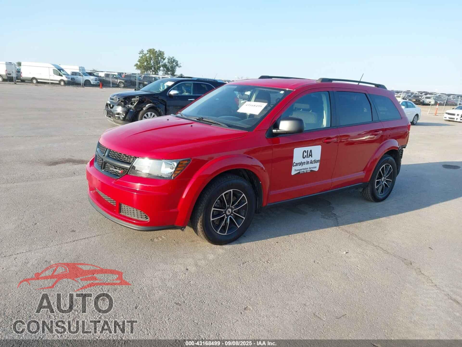 DODGE JOURNEY 2018 - 3C4PDCAB1JT237069