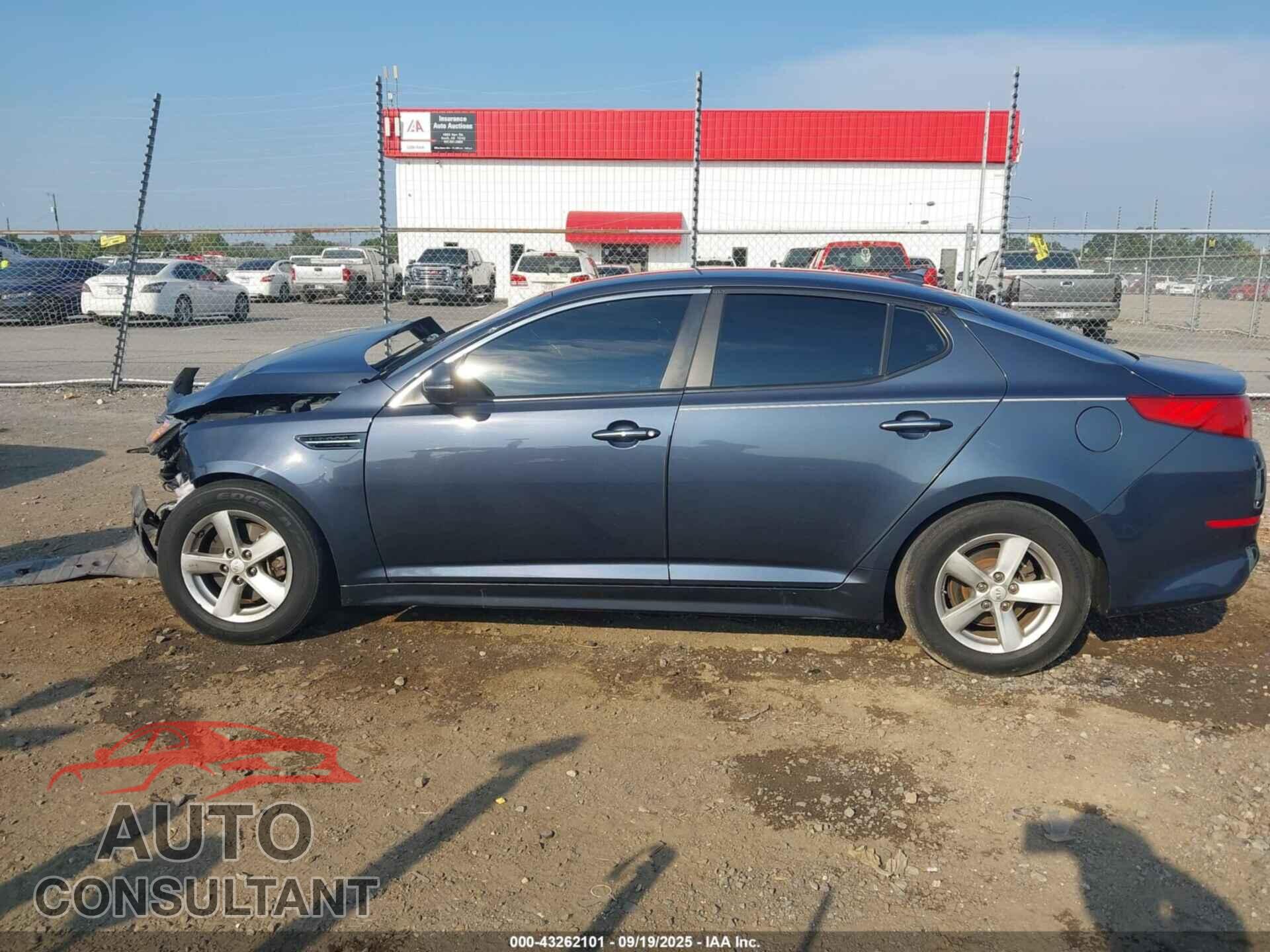 KIA OPTIMA 2015 - KNAGM4A78F5552733