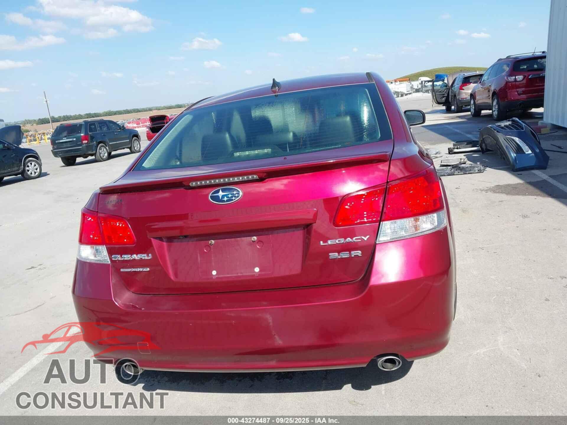 SUBARU LEGACY 2011 - 4S3BMDL61B2228973