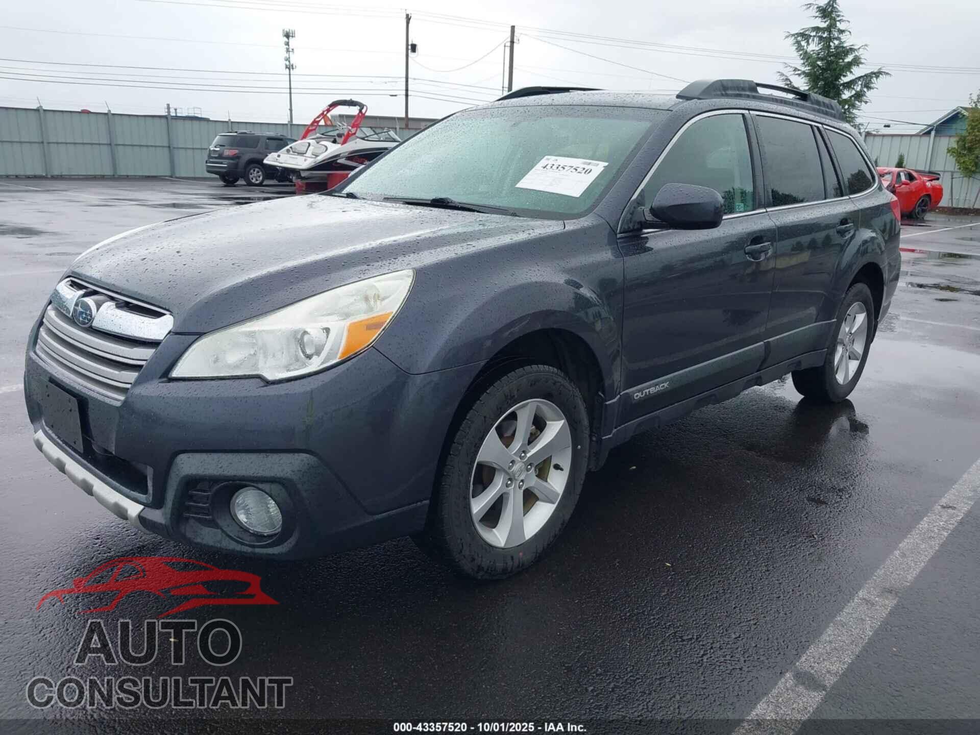 SUBARU OUTBACK 2013 - 4S4BRBPC2D3221903