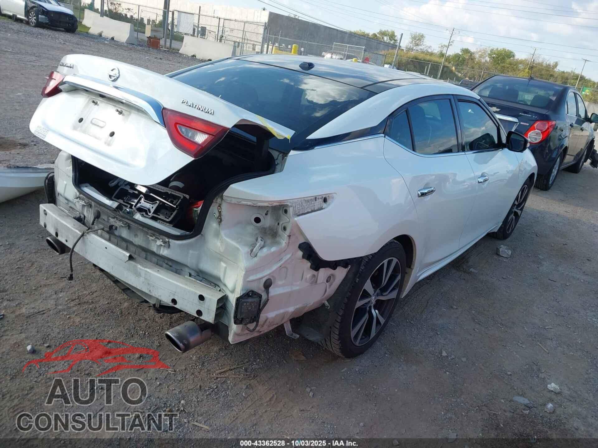 NISSAN MAXIMA 2017 - 1N4AA6AP2HC420729