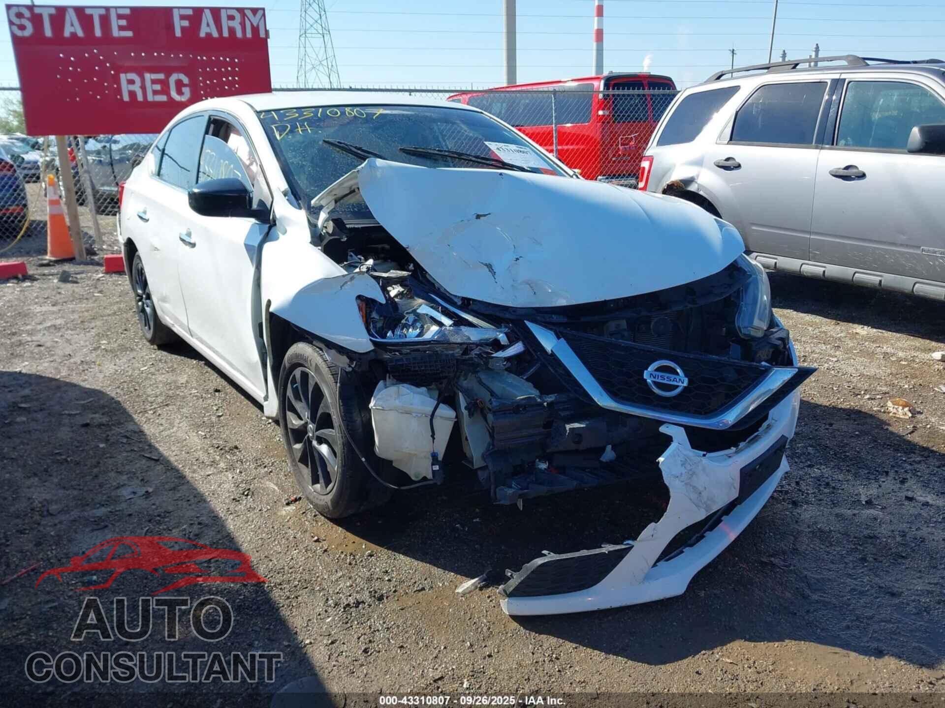 NISSAN SENTRA 2018 - 3N1AB7AP9JY250012