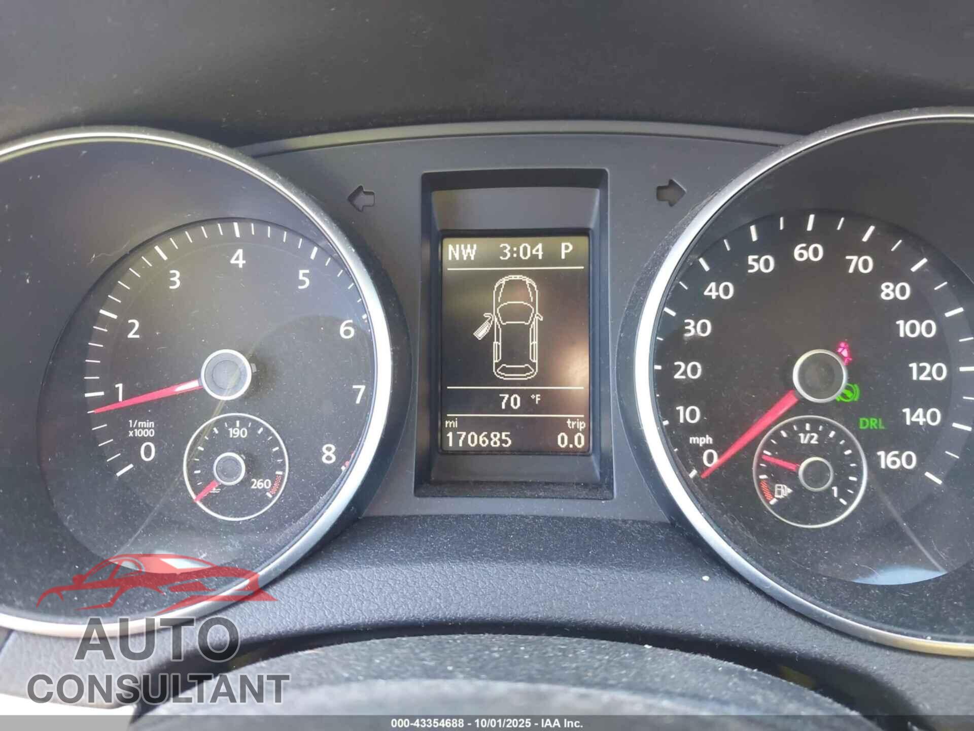 VOLKSWAGEN GOLF 2013 - WVWDB7AJ2DW040241