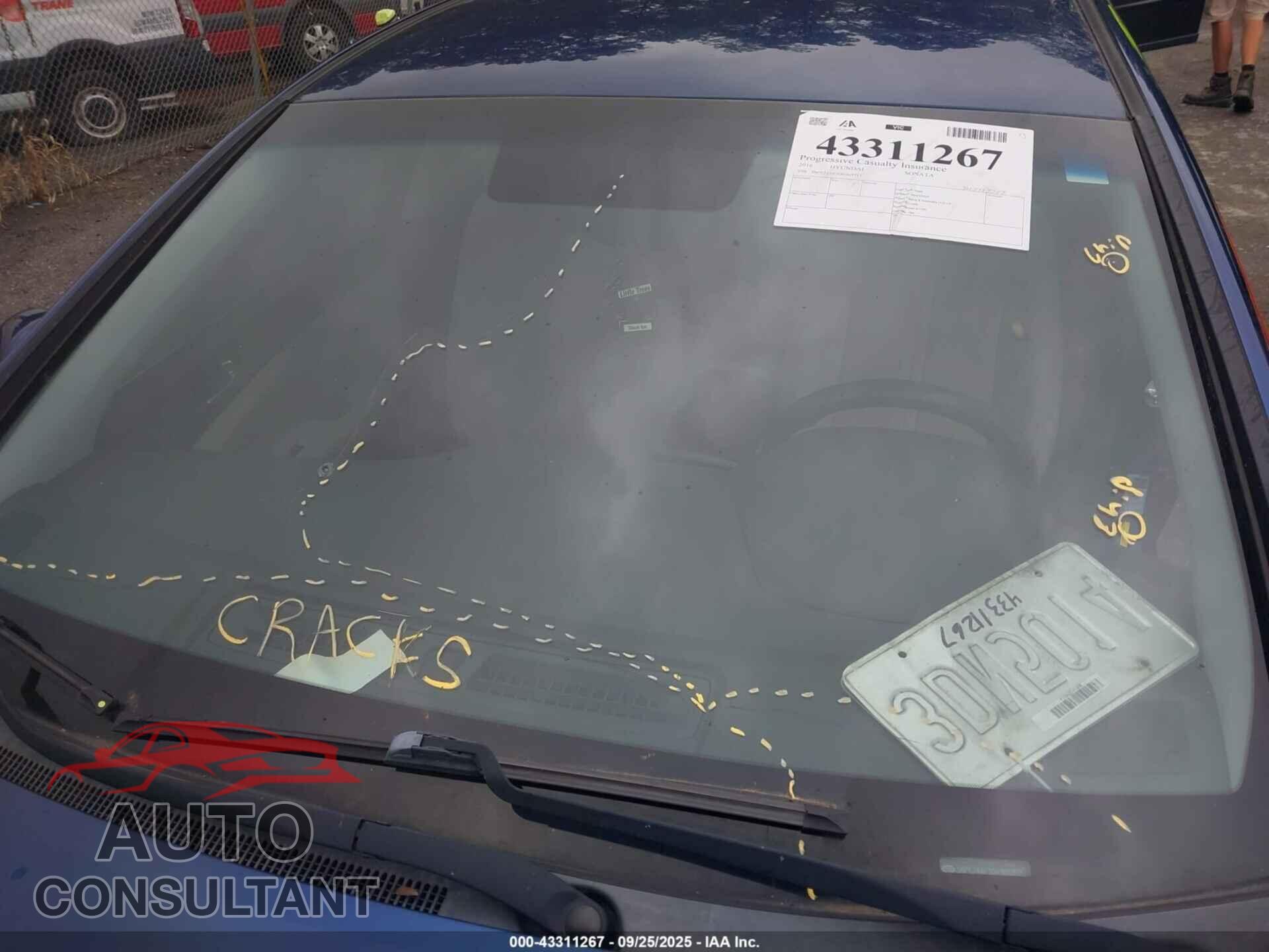 HYUNDAI SONATA 2016 - 5NPE24AF3GH305757