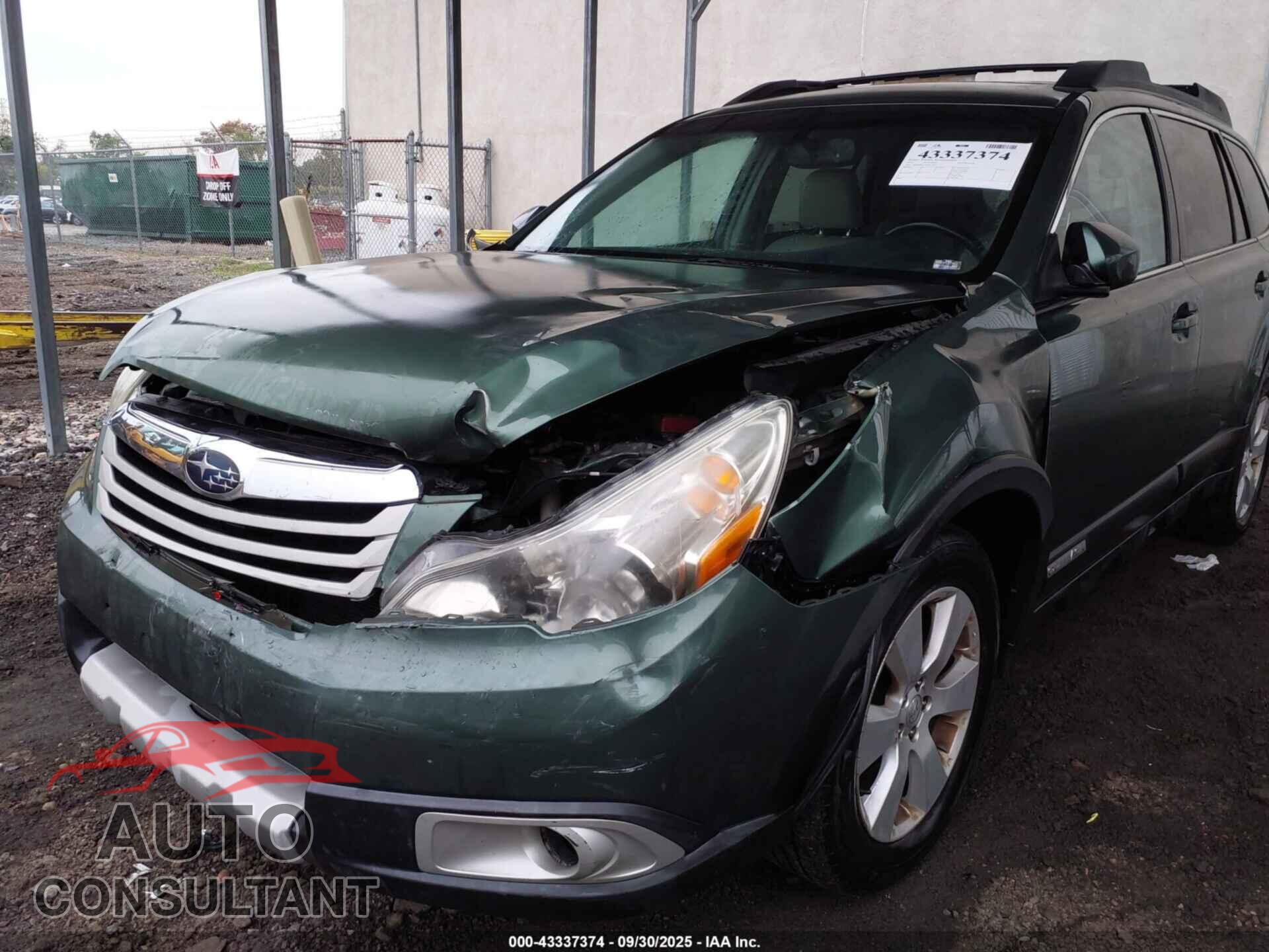 SUBARU OUTBACK 2011 - 4S4BRBKC3B3417496