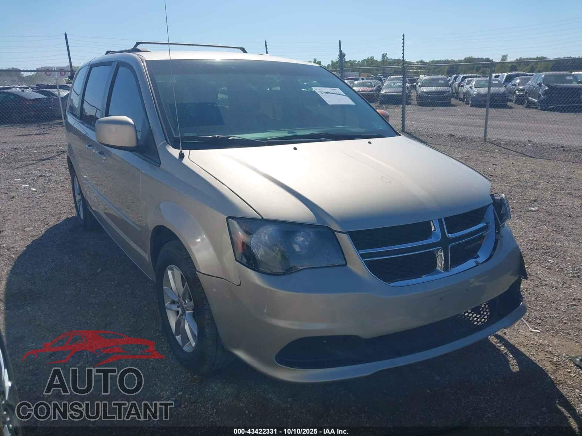 DODGE GRAND CARAVAN 2014 - 2C4RDGCG8ER273701