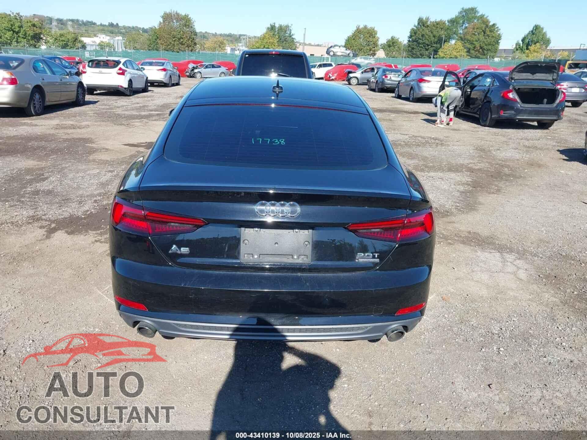 AUDI A5 2018 - WAUDNCF52JA052746