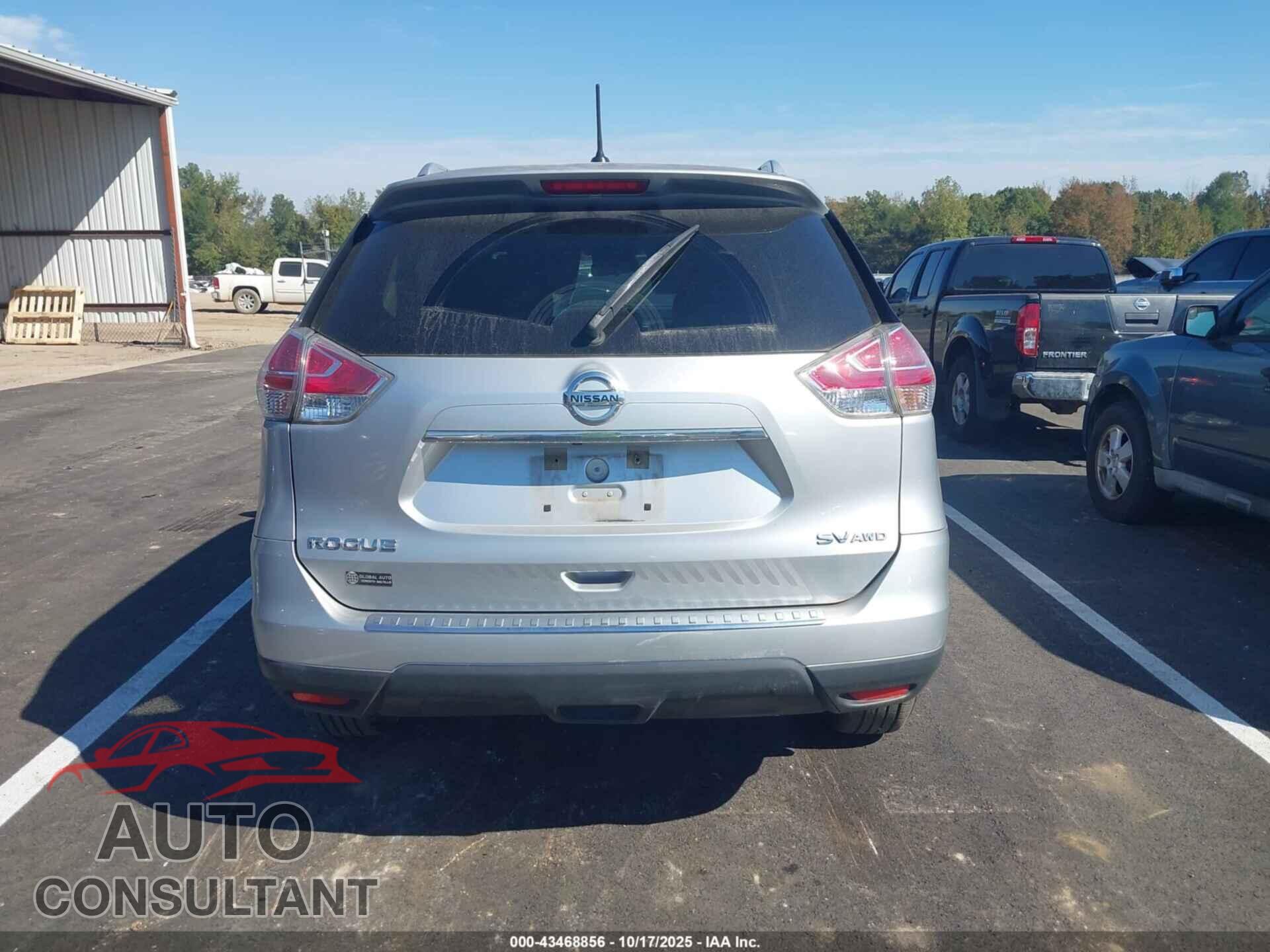 NISSAN ROGUE 2016 - KNMAT2MV9GP641016