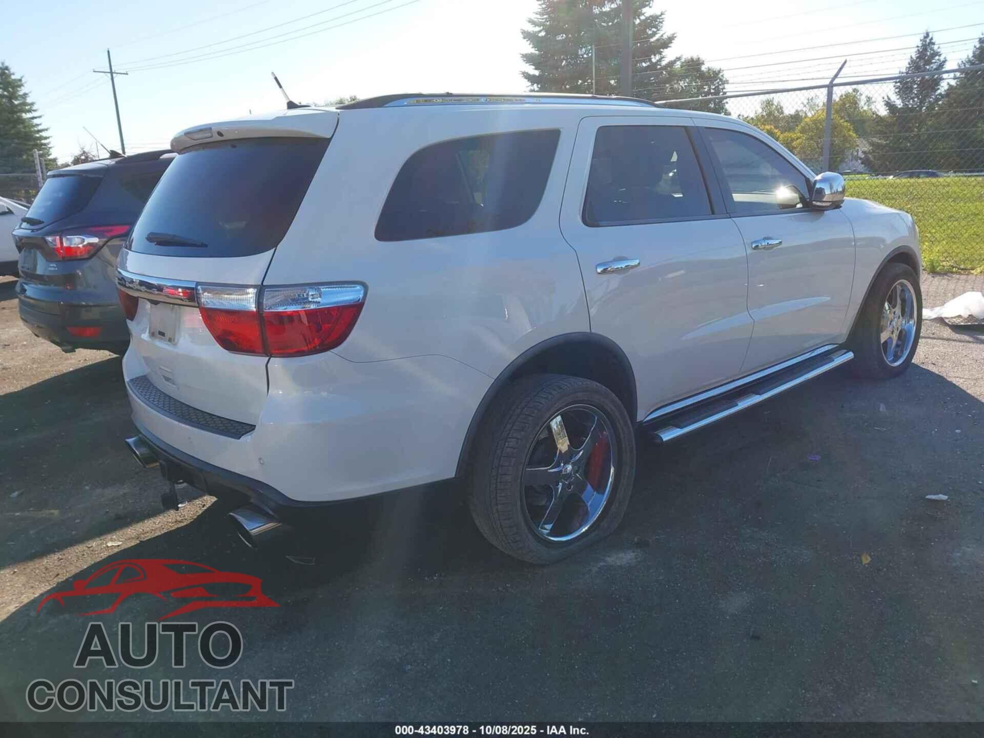 DODGE DURANGO 2012 - 1C4SDHDT0CC186965
