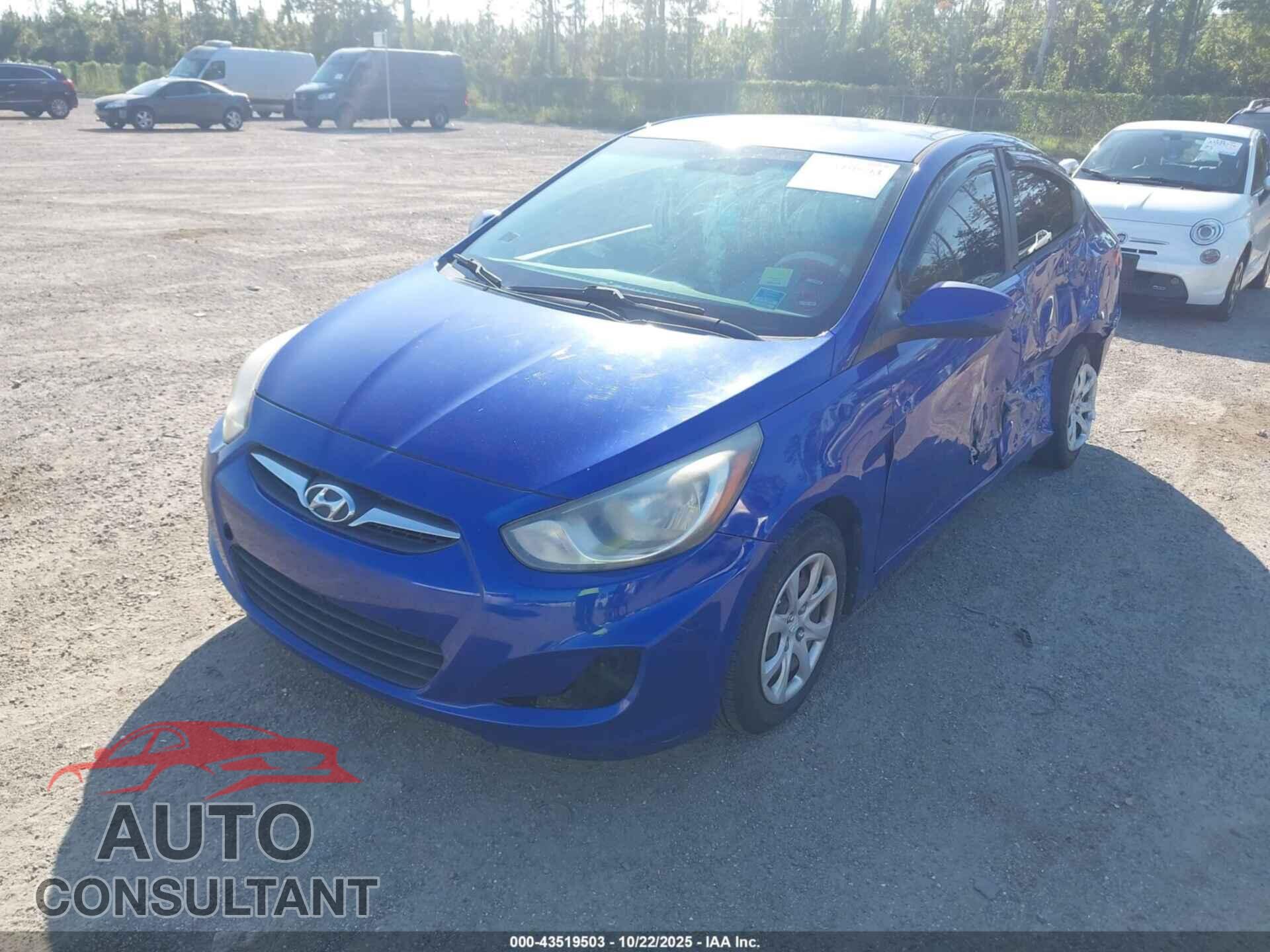 HYUNDAI ACCENT 2013 - KMHCT4AE4DU442098