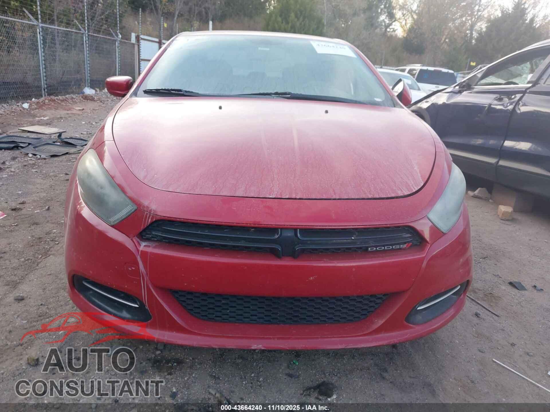 DODGE DART 2014 - 1C3CDFBB3ED771284