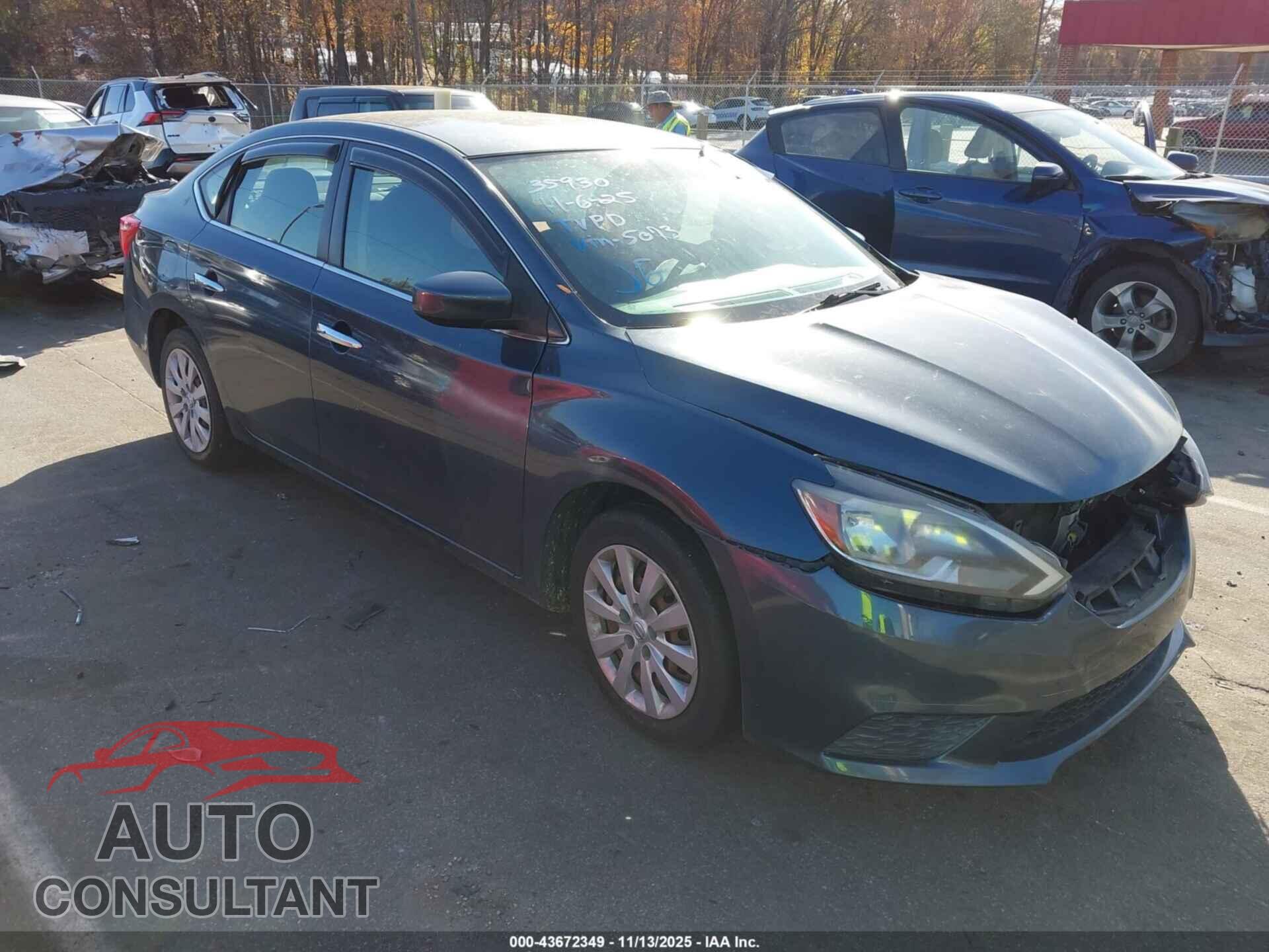 NISSAN SENTRA 2017 - 3N1AB7AP8HY345073