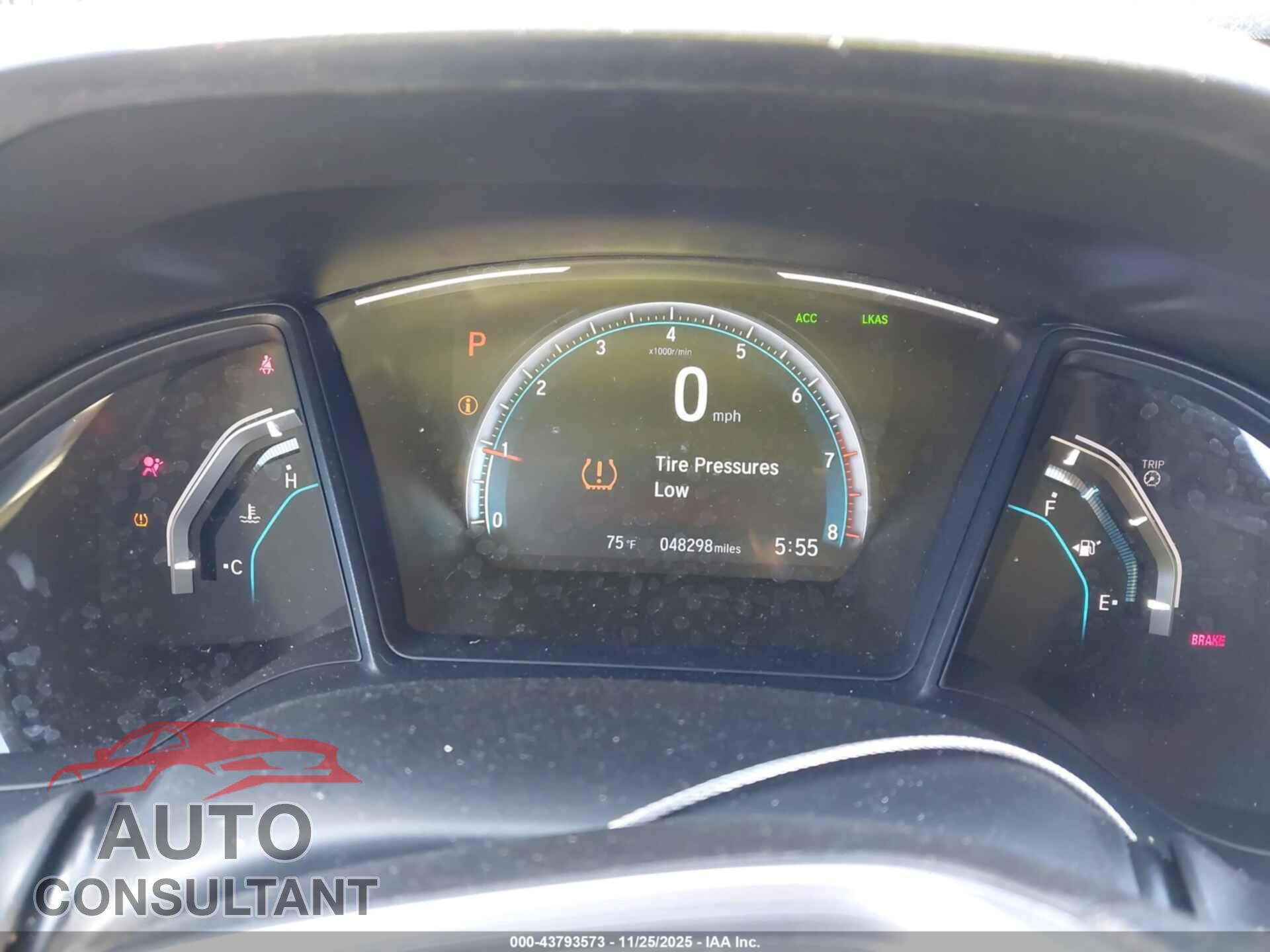HONDA CIVIC 2019 - 2HGFC2F64KH578112