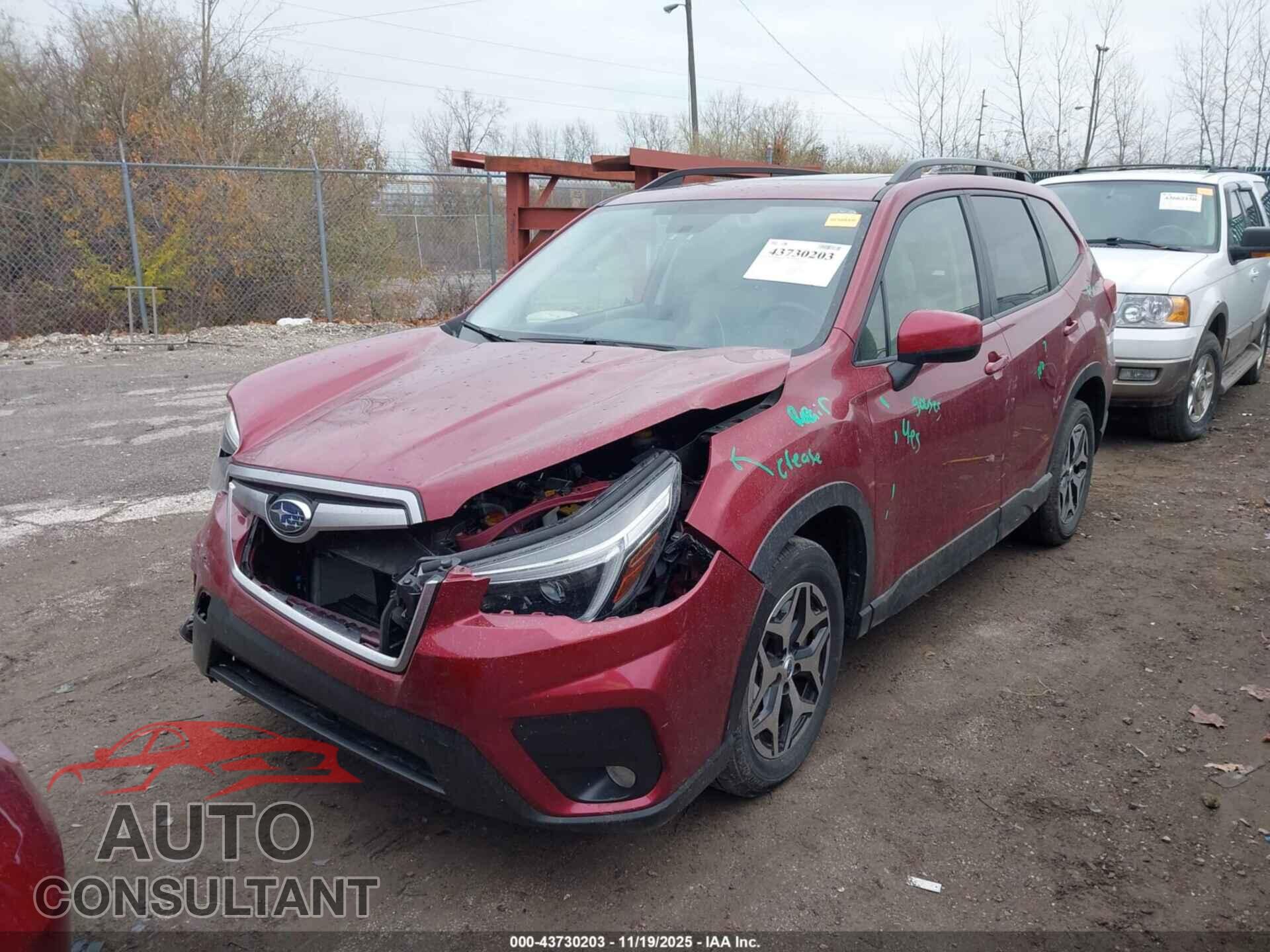 SUBARU FORESTER 2021 - JF2SKAFC2MH509655