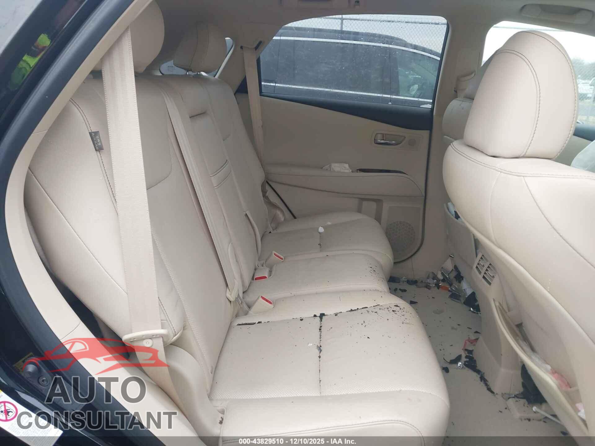 LEXUS RX 350 2015 - 2T2BK1BA0FC274971