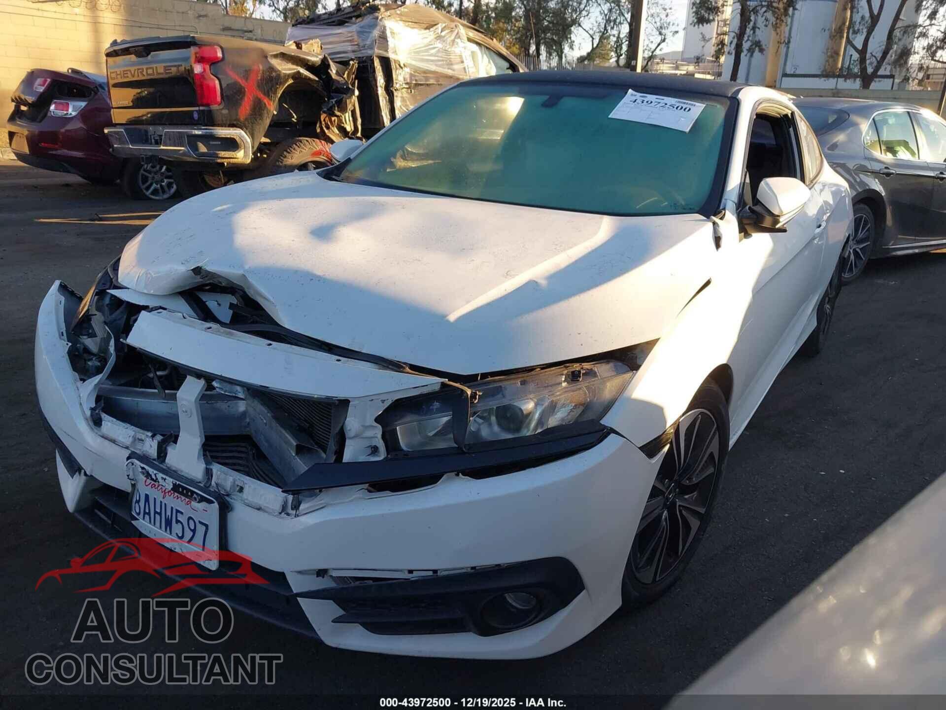 HONDA CIVIC 2017 - 2HGFC3B39HH360175